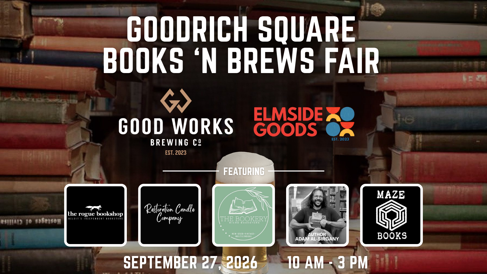Goodrich Square Books & Brews Fair