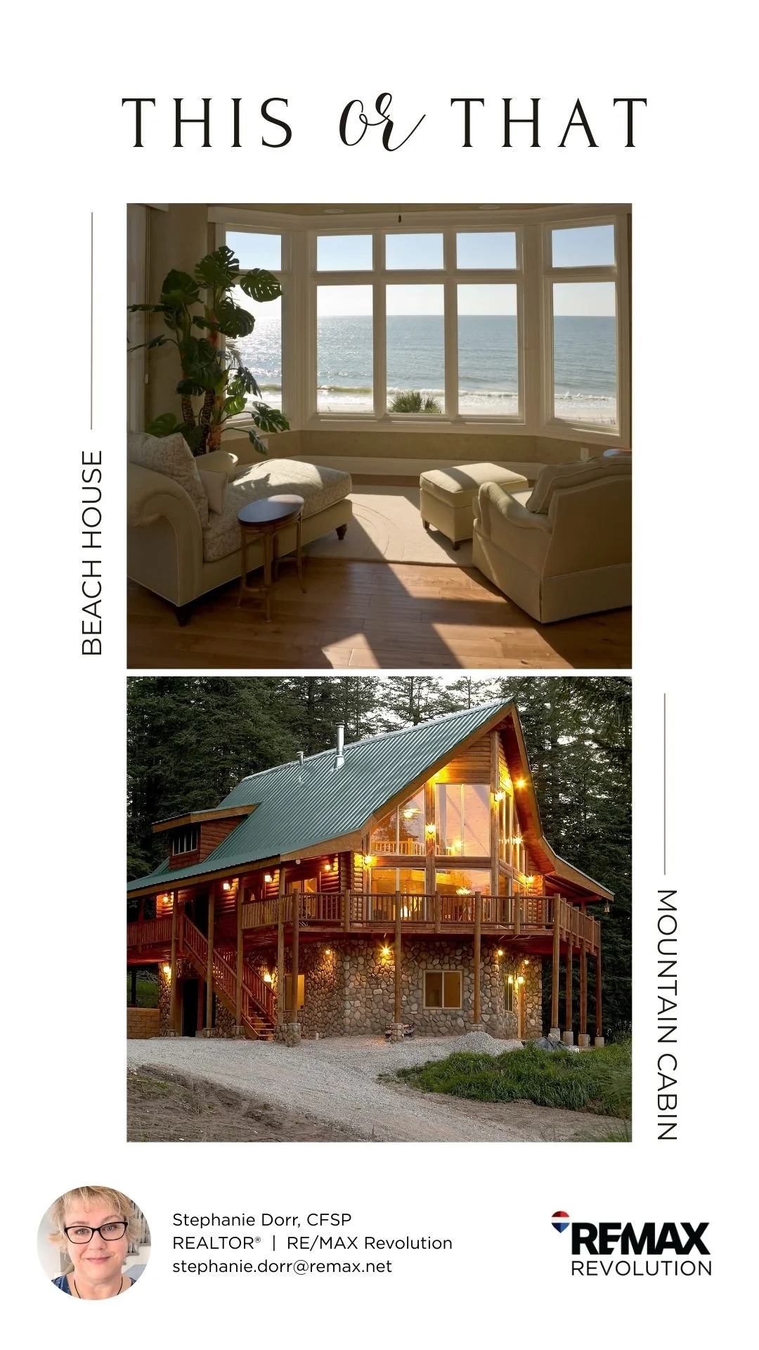 Beach all the way!  What about you?