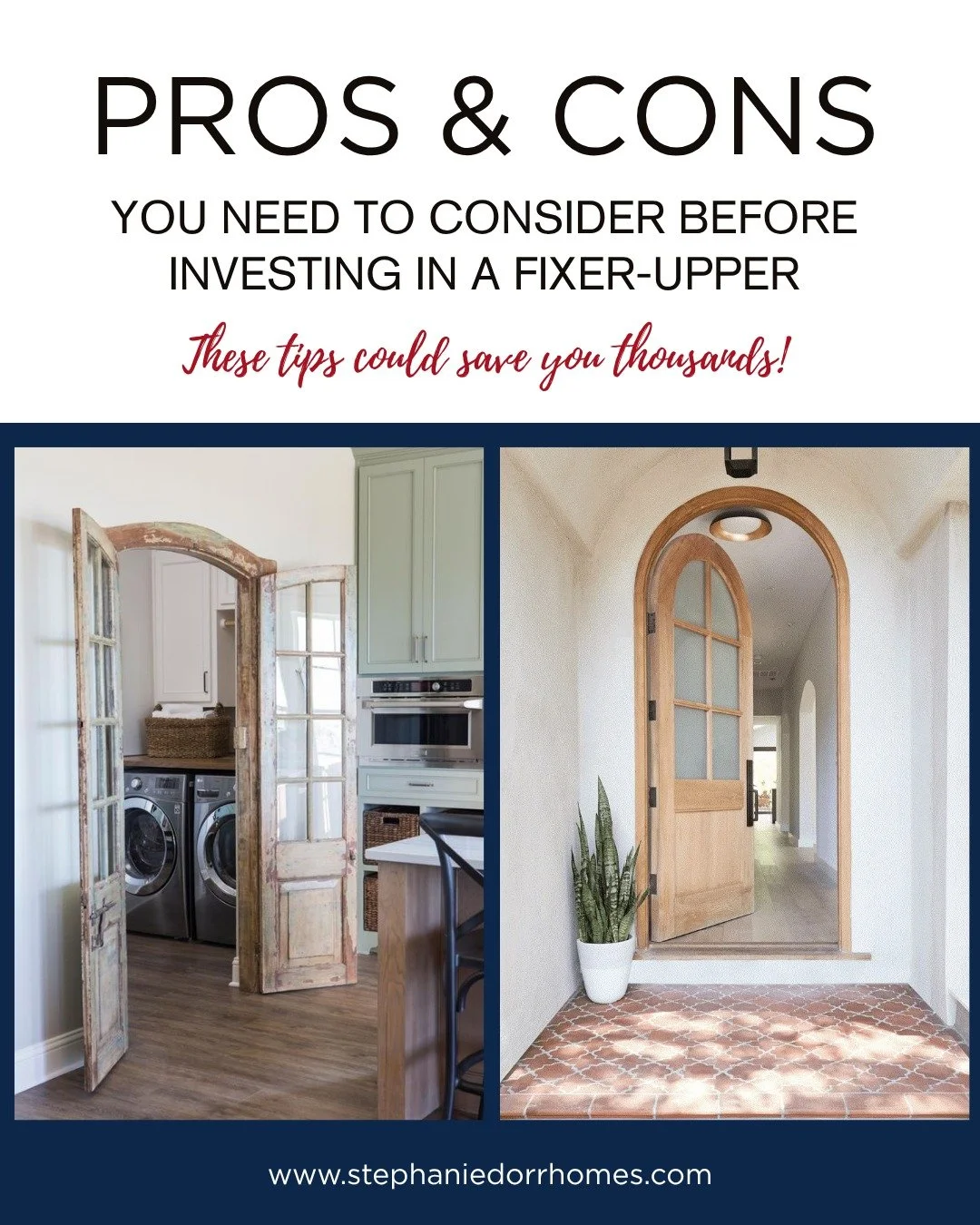 Tips to Save You Thousands on a Fixer-Upper:

Thorough Inspection is Non-Negotiable: Invest in a comprehensive inspection by qualified professionals (general home inspector, structural engineer, plumber, electrician). This will help you identify pote