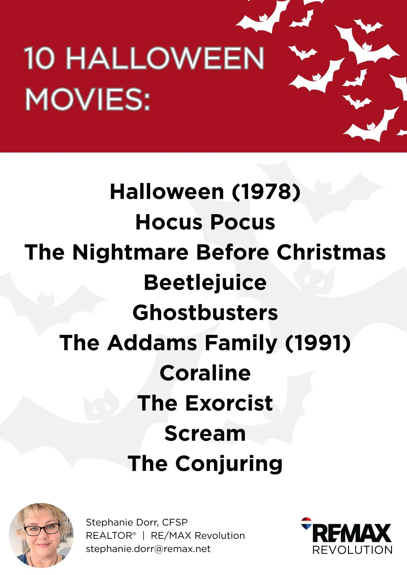 🎃 Movie night, spooky edition! A few favorites: Halloween (1978), Hocus Pocus, Beetlejuice, Ghostbusters, and The Nightmare Before Christmas. 🍿👻

What&rsquo;s your favorite Halloween movie, and why does it make your annual list?