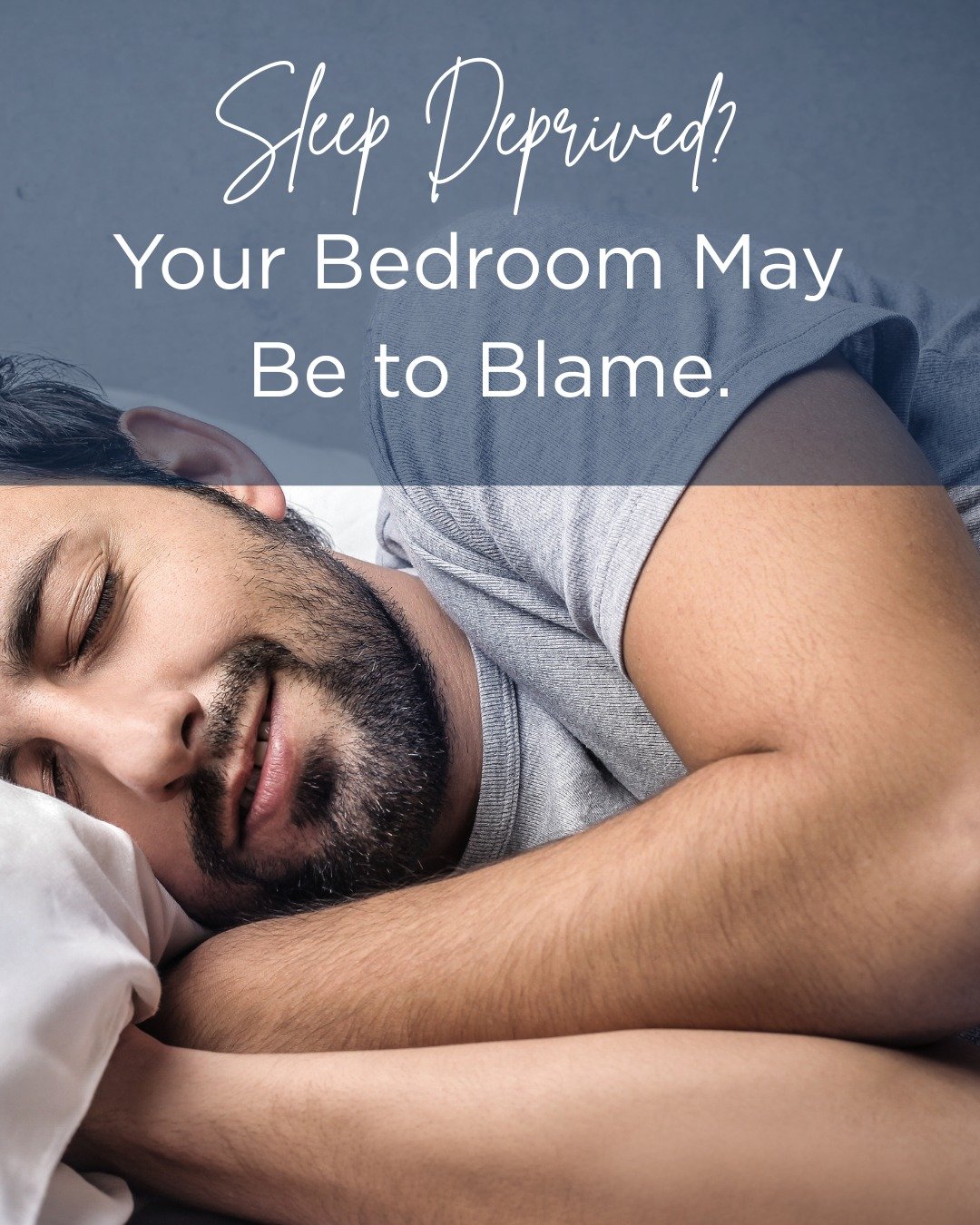 Sleep deprived? Your bedroom might be the real problem. 😴

Small changes like better lighting, cooler temps, less clutter, and a calmer setup can seriously 
improve your sleep. 

Your home should help you rest, not fight it.

If you&rsquo;ve been to