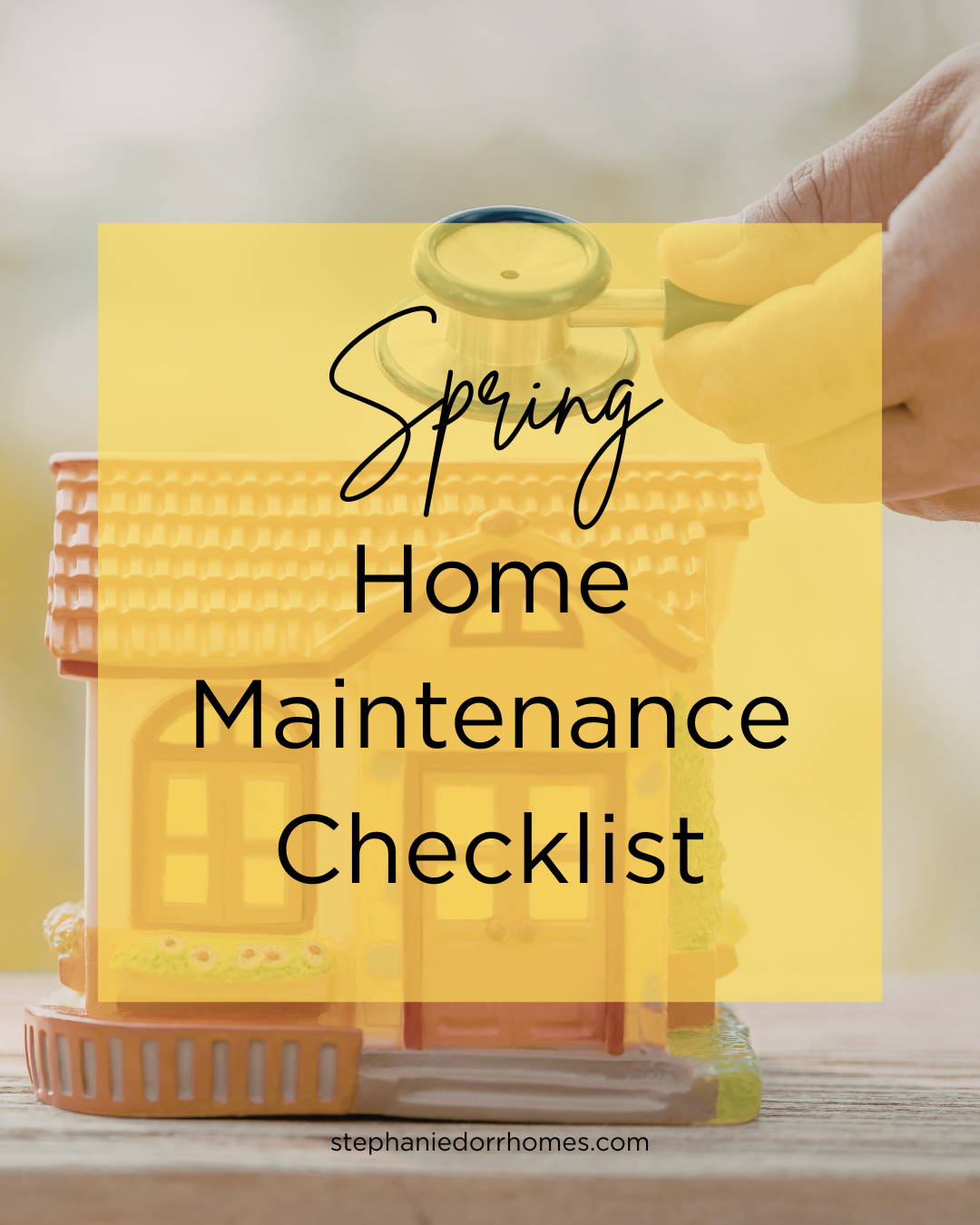 Spring Home Maintenance Checklist