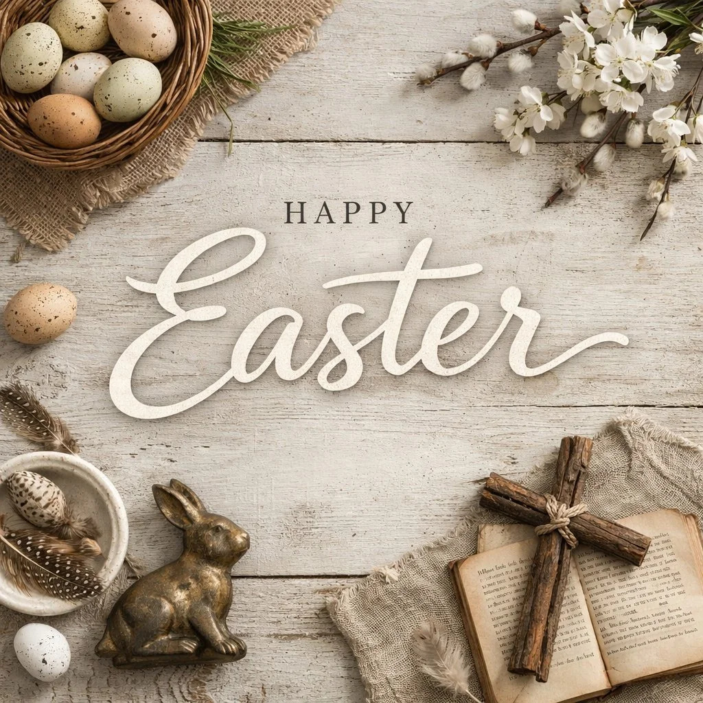 Easter is a beautiful reminder that hope rises, new life begins, and grace has a way of making all things new. Wishing you a day filled with peace, joy, and the simple beauty of this season. 💛🌿✝️