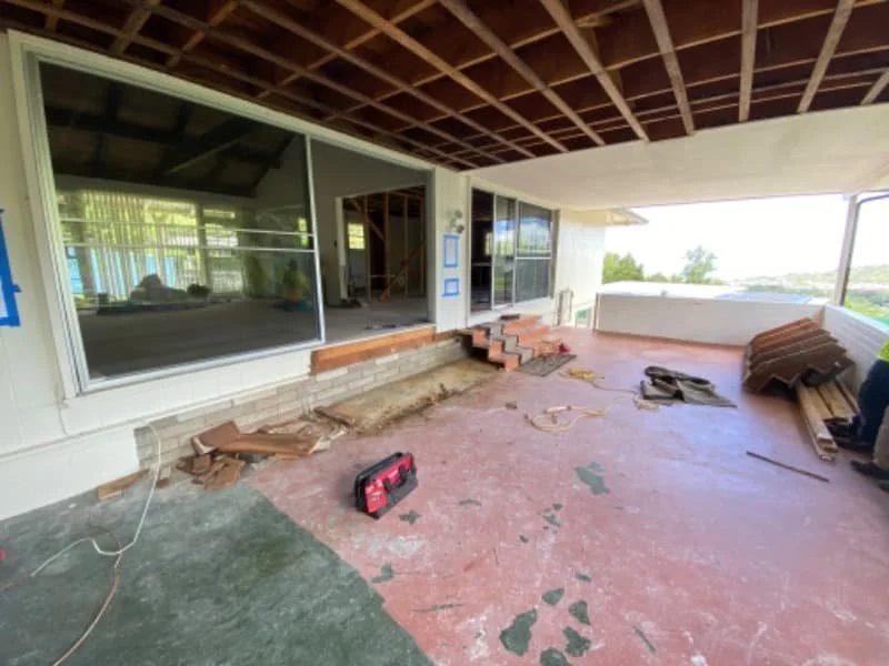 Lanai Prior to Renovation