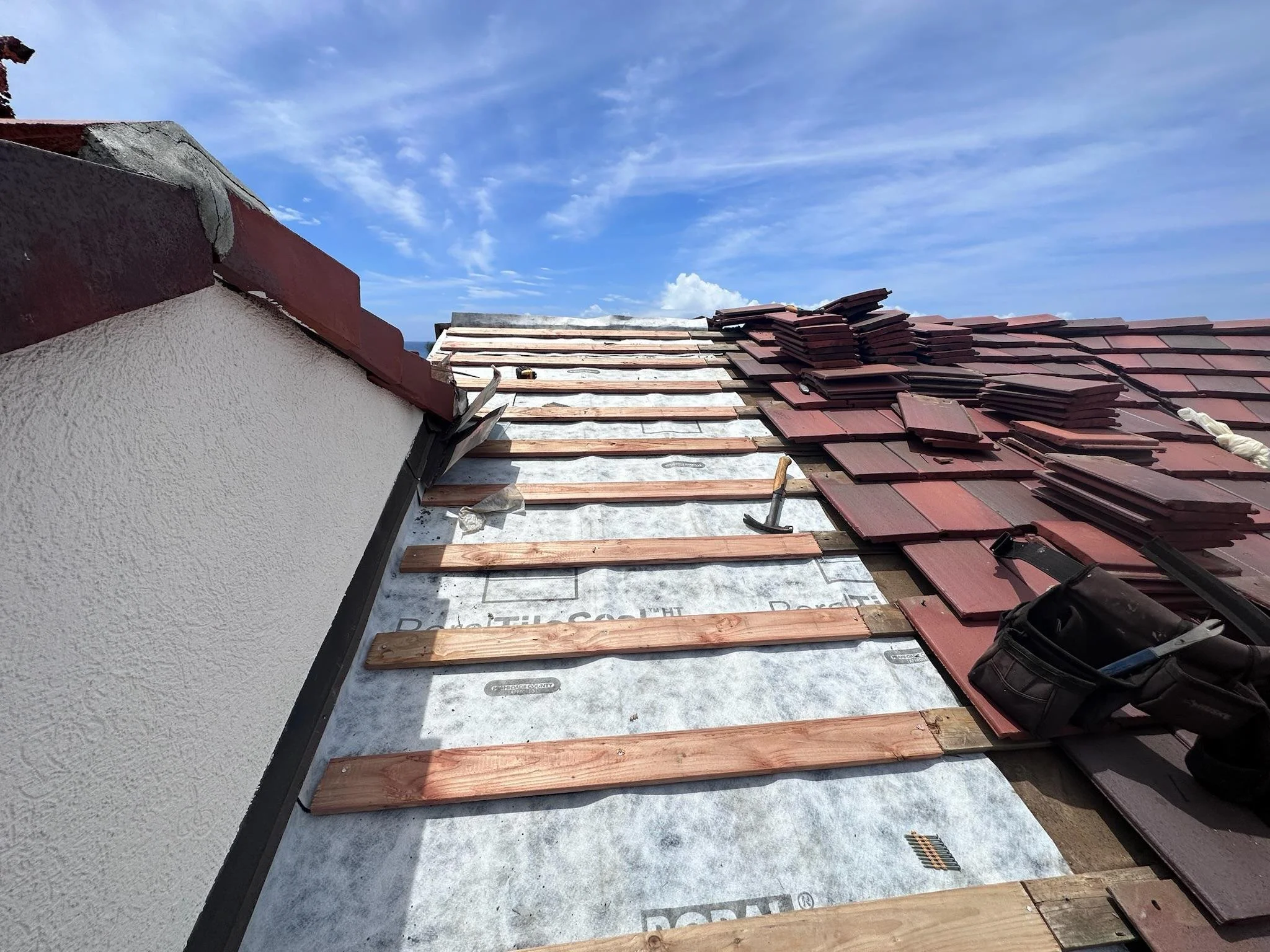 During Roof Tile Repair (Copy)