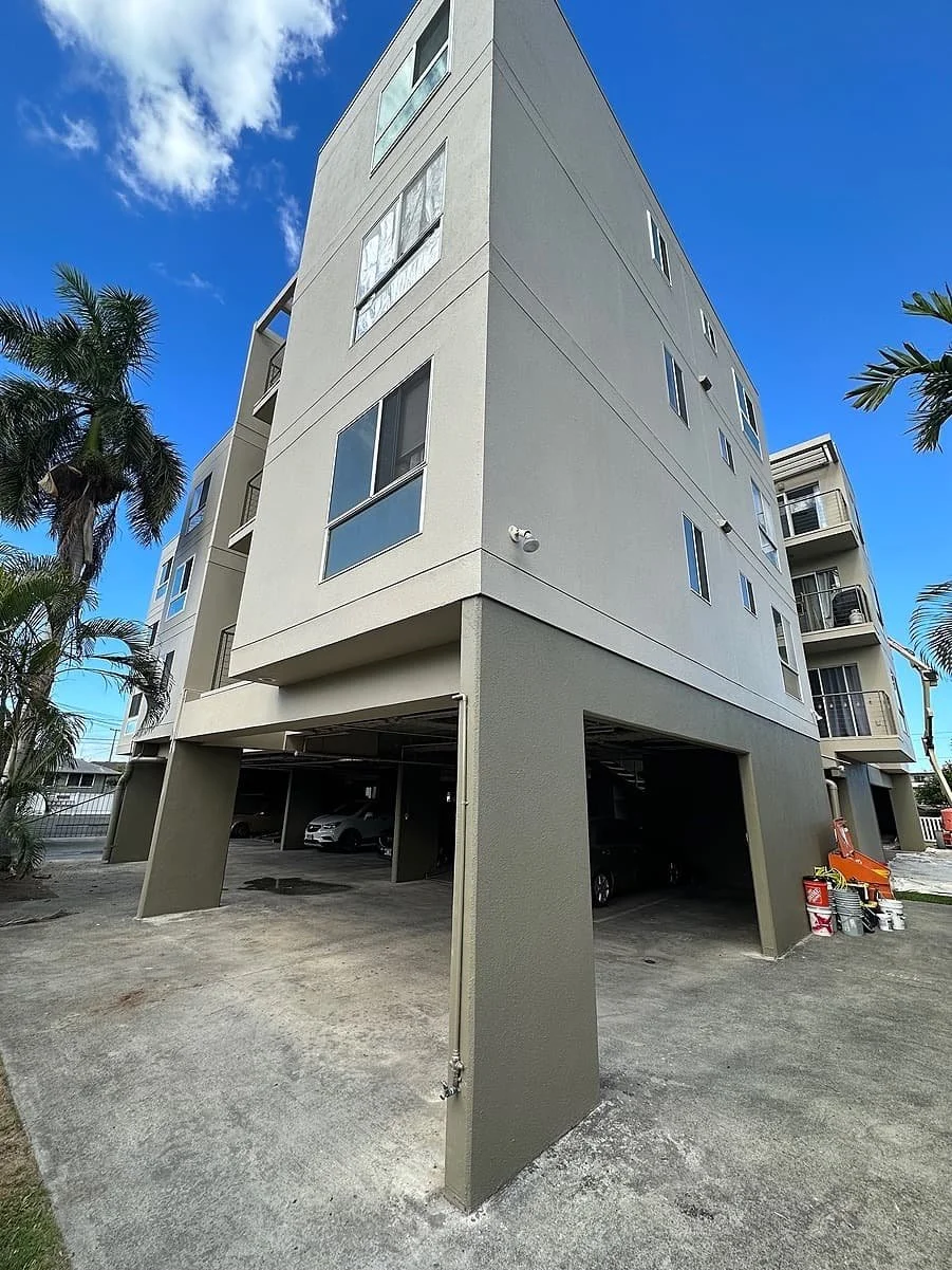 Hale Partners Hawaii Finished Mid Rise Condo Exterior
