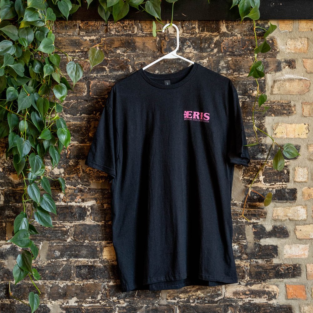 Black & Pink T-Shirt — ERIS Brewery and Cider House