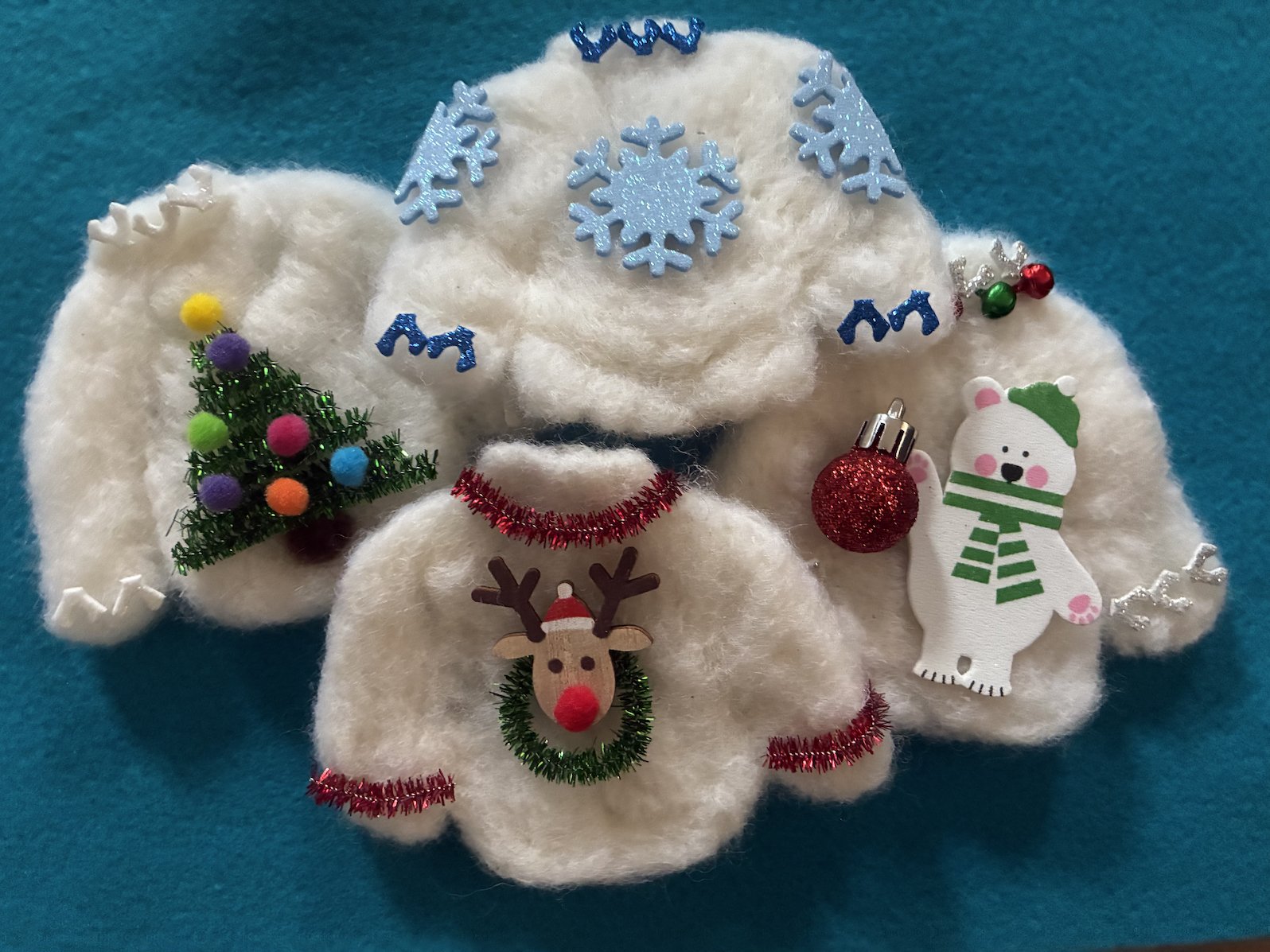 Let’s Get Ugly! Felt Sweater Ornaments 