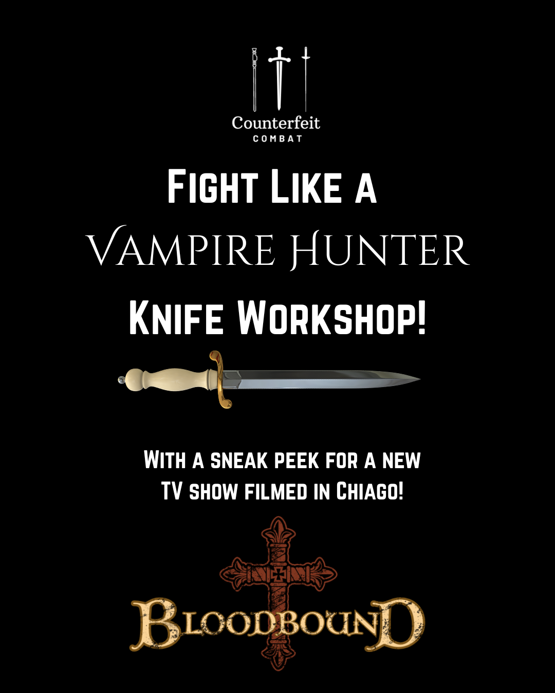 Counterfeit Combat-       Fight Like a Vampire Hunter 
