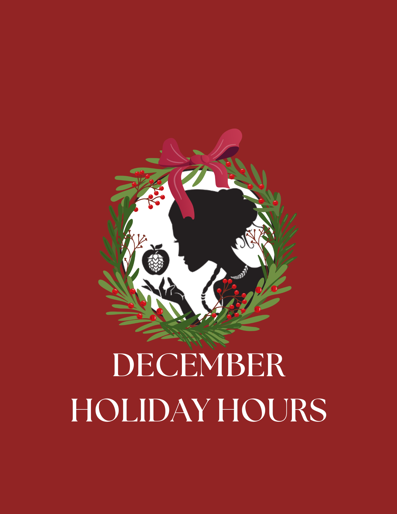 December Holiday Hours