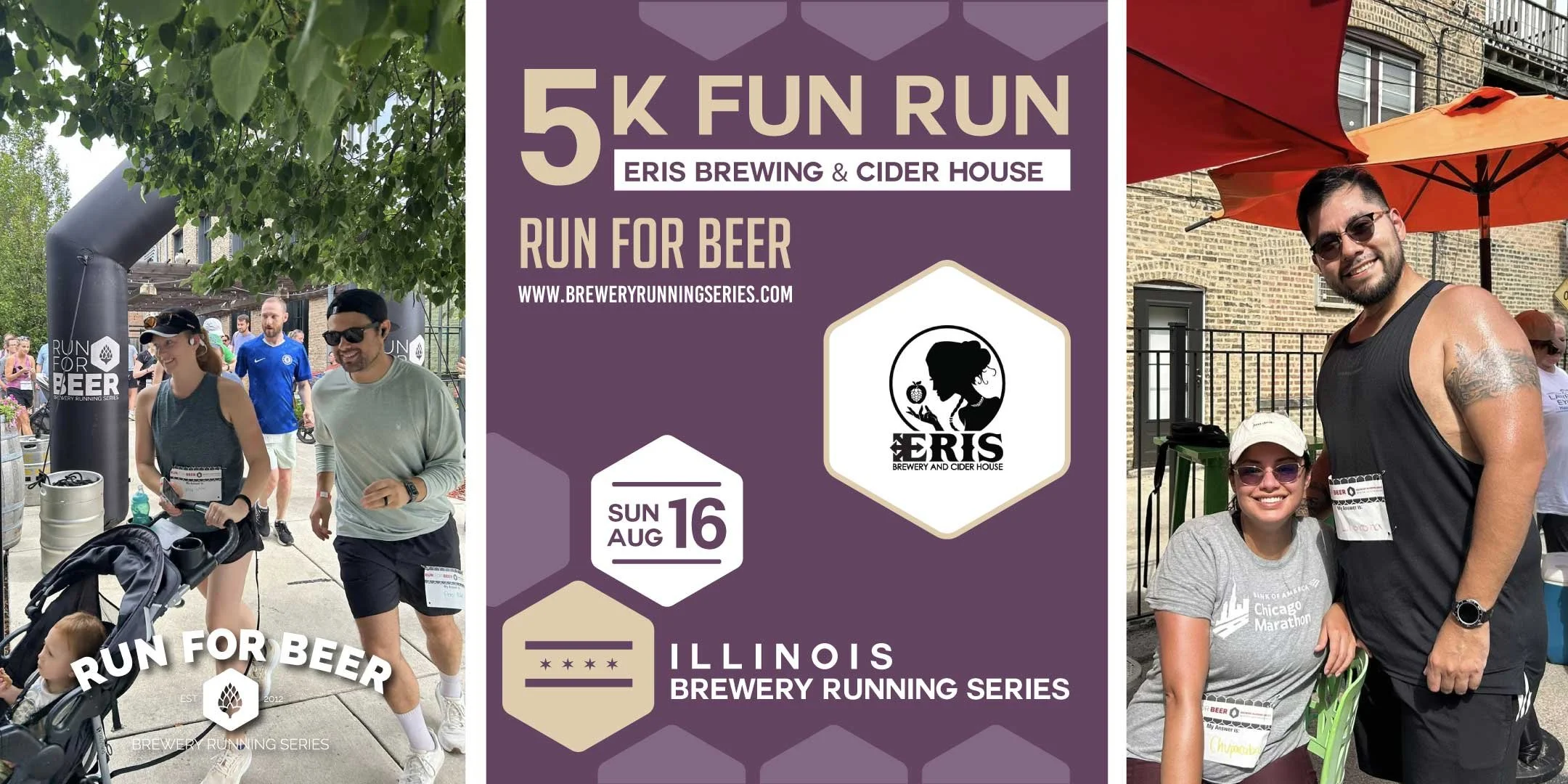 5k Fun Run x ERIS Brewery & Cider House | 2026 IL Brewery Running Series
