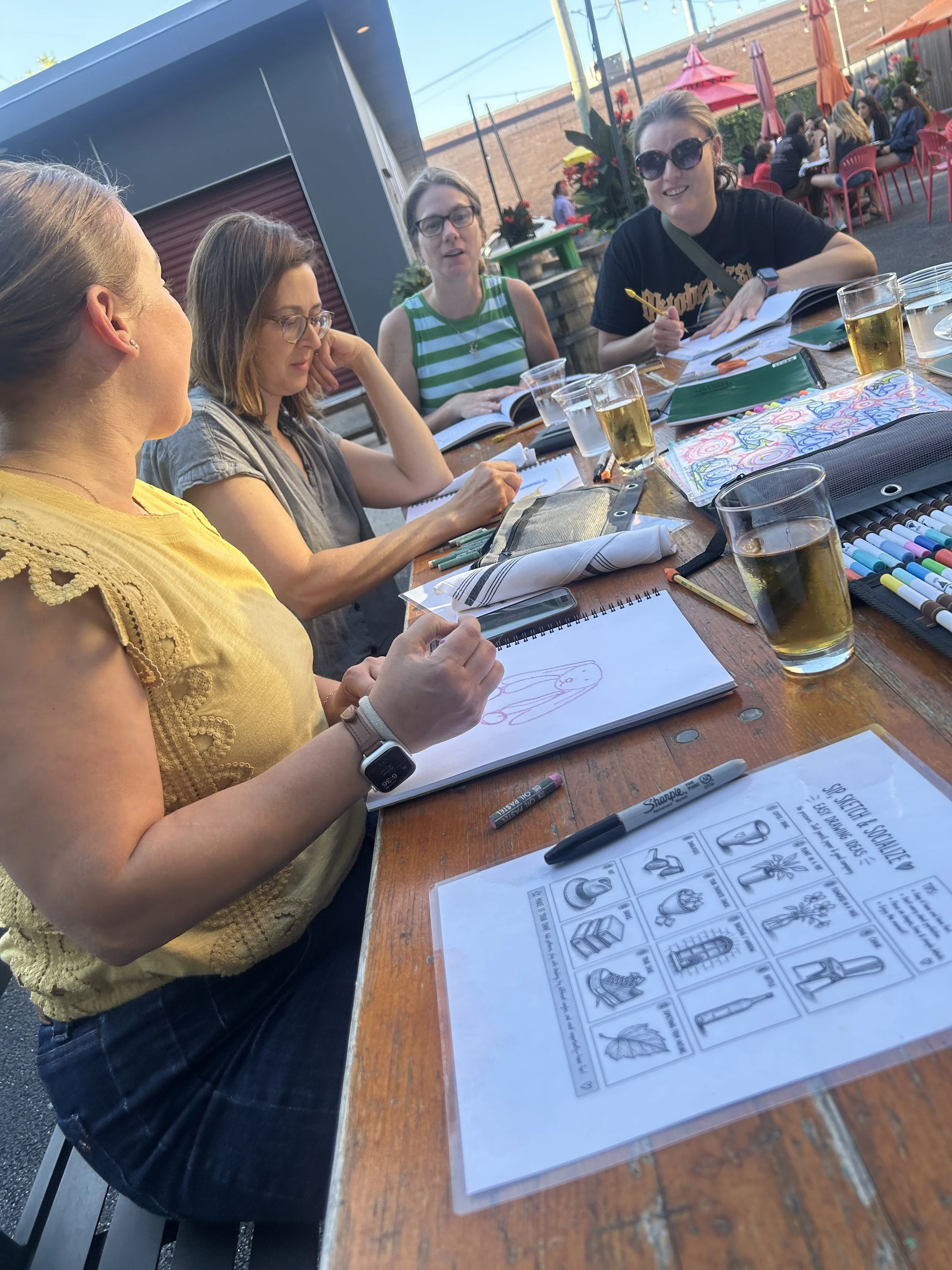 Sip, Sketch &amp; Socialize