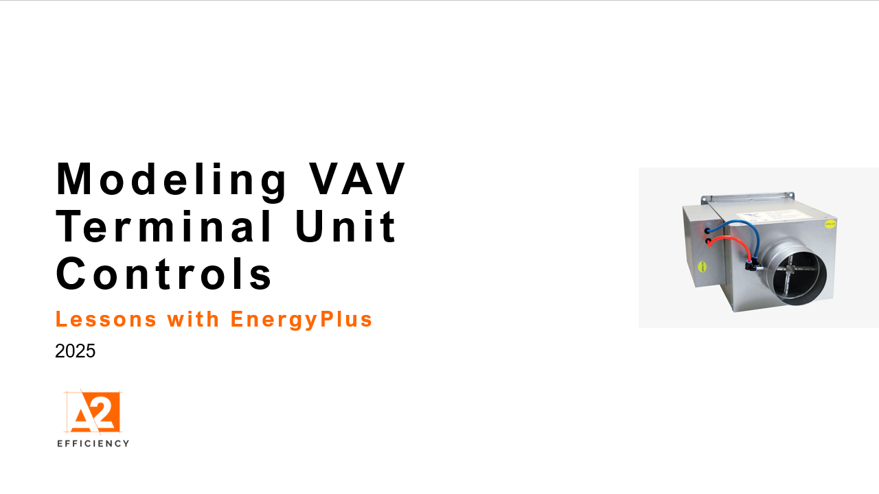 Modeling VAV Terminal Unit Controls: Lessons with EnergyPlus