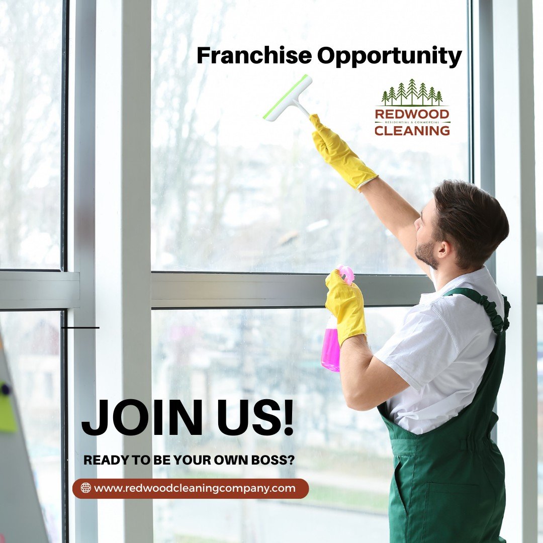 Discover the benefits of investing in a Redwood Cleaning franchise:

Simple-to-Operate: Our strong operating prototype provides wisdom for all new franchisees.

Efficient and Streamlined: Benefit from our proven system and process to manage employees