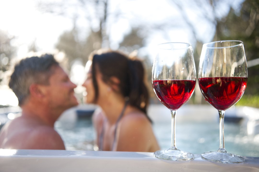 Chad and Courtney Arch Rock Hot Tub.jpg