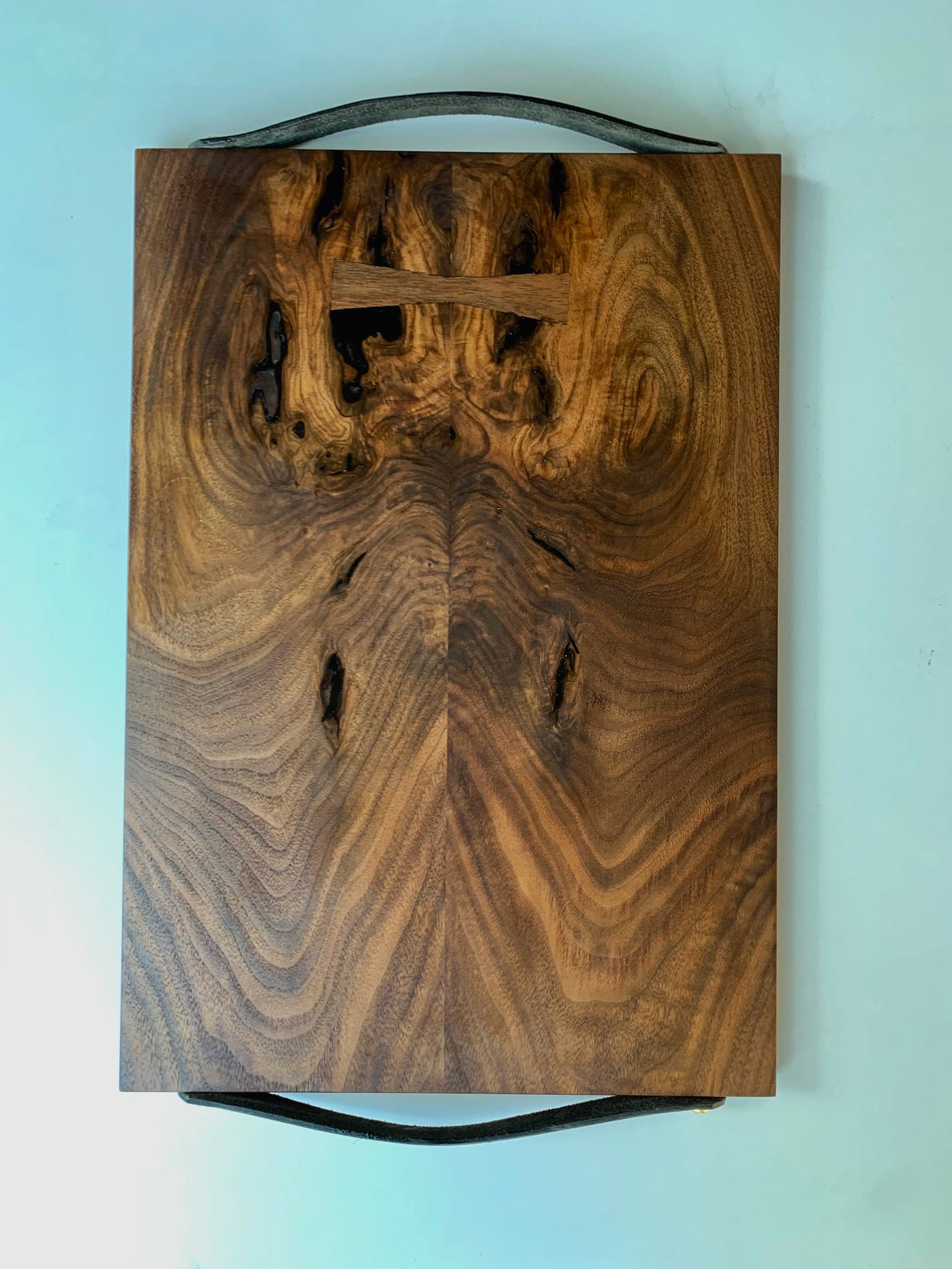 Walnut and Myrtle serving platters — Daniel E. Wolfe