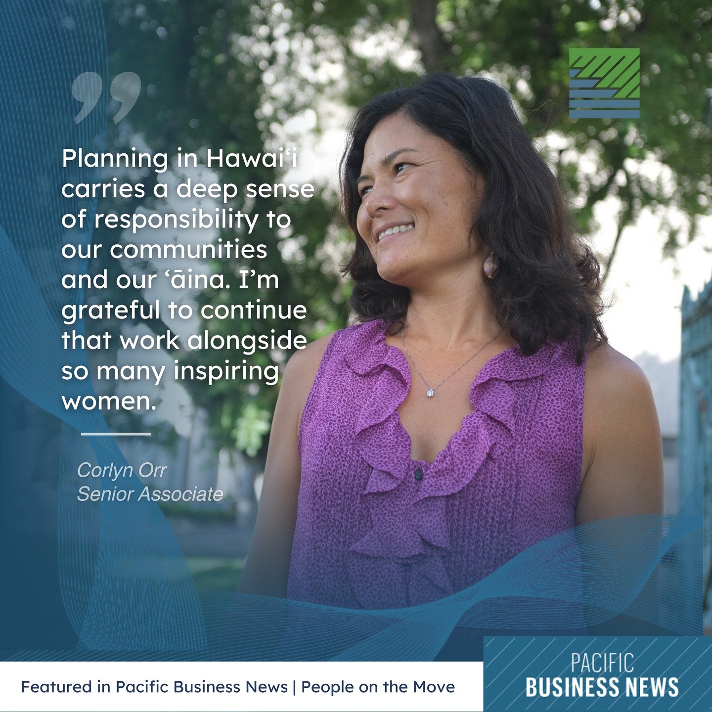 Celebrating Women's Leadership at HHF Planners 🌺

As part of Women&rsquo;s History Month 💪, we are proud to recognize Corlyn Orr, who was recently promoted to Senior Associate at HHF Planners 👏

With more than 26 years of experience, Corlyn has le
