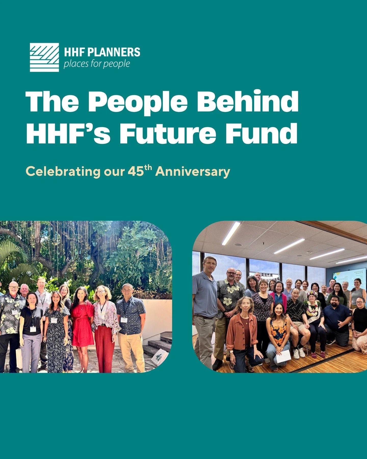 Every story has a purpose and every planner has a &ldquo;why.&rdquo; 🌿

As part of our 45th anniversary celebration, we&rsquo;re spotlighting the people behind HHF&rsquo;s Future Fund, five staff members who nominated nonprofits that reflect HHF&rsq