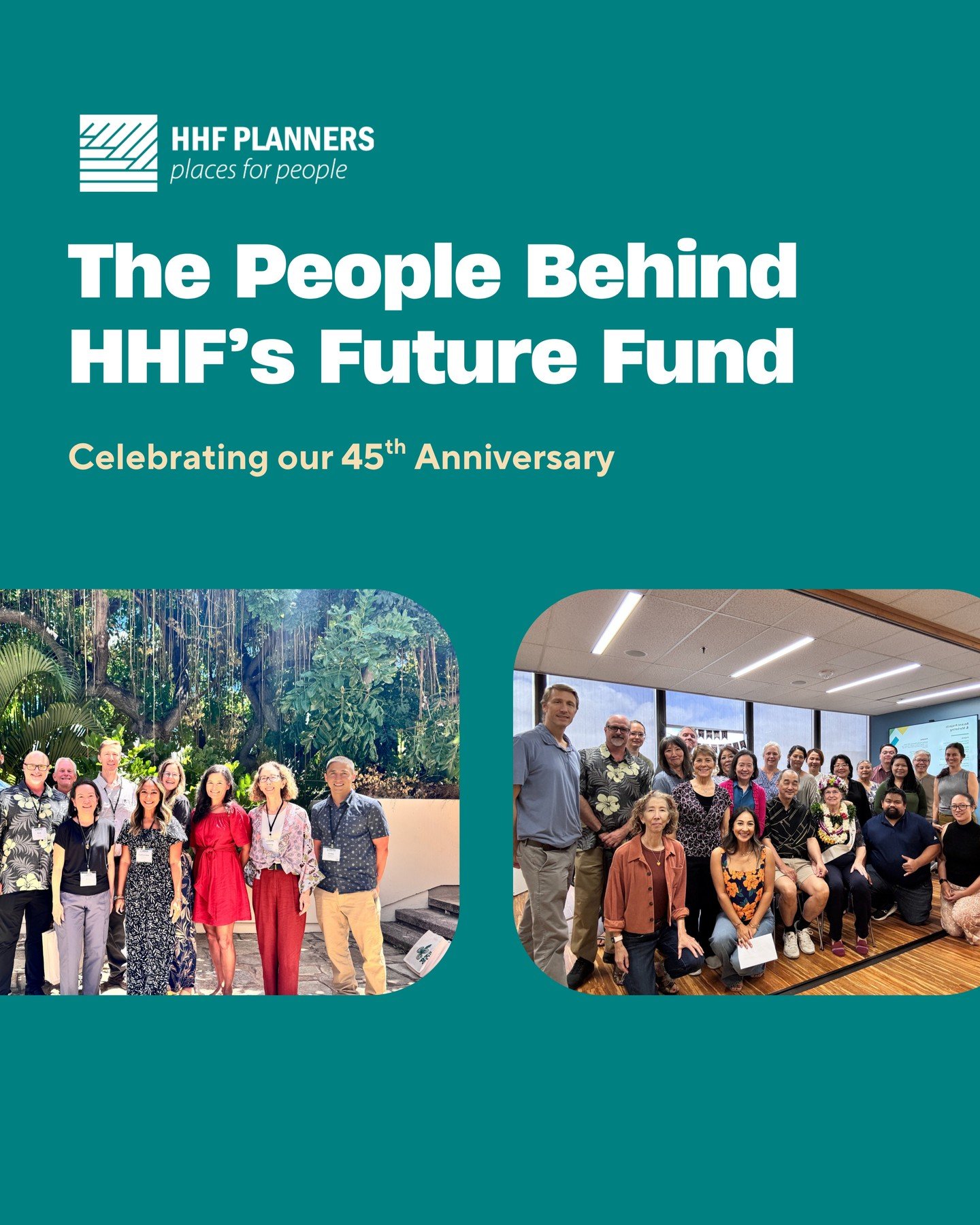 Every story has a purpose and every planner has a &ldquo;why.&rdquo; 🌿

As part of our 45th anniversary celebration, we&rsquo;re spotlighting the people behind HHF&rsquo;s Future Fund, five staff members who nominated nonprofits that reflect HHF&rsq