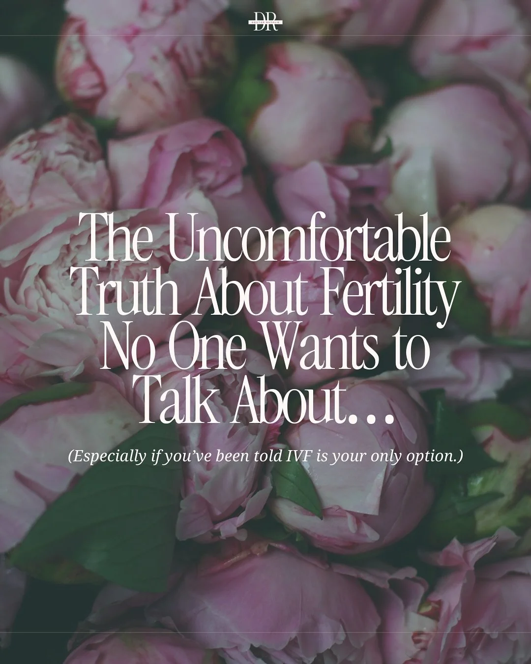 The current climate of women&rsquo;s healthcare has unfortunately just turned into a fertility funnel for IVF and it breaks my heart to see. 

So many couples sent down an invasive and EXPENSIVE path that&rsquo;s not even necessary in most cases. Why