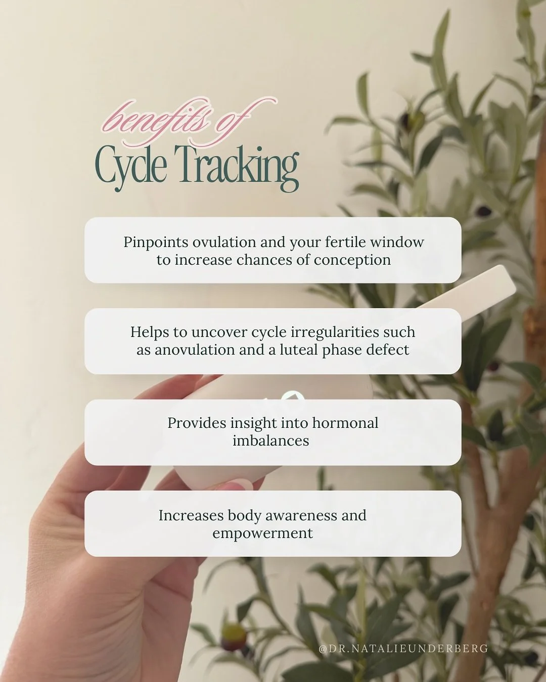 The one tool I have almost all of my patient use!

Your cycle is like a monthly report card offering valuable insight into your reproductive health and fertility. Tracking your cycle empowers you to know your body on a deeper level and identify probl