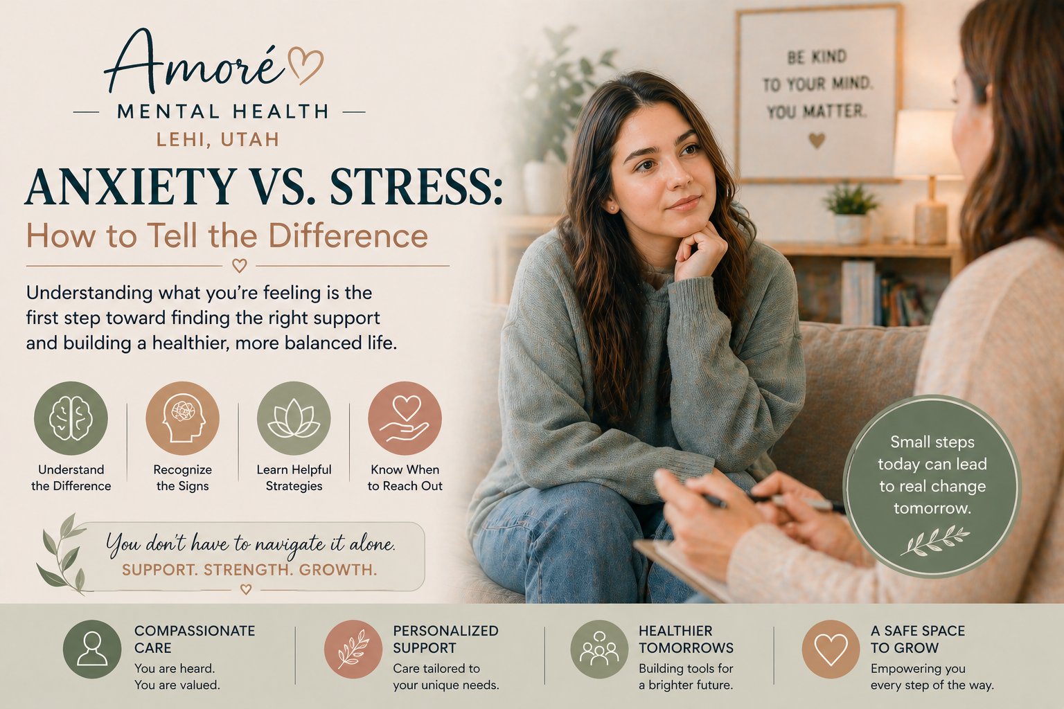 Anxiety vs. Stress: How to Tell the Difference