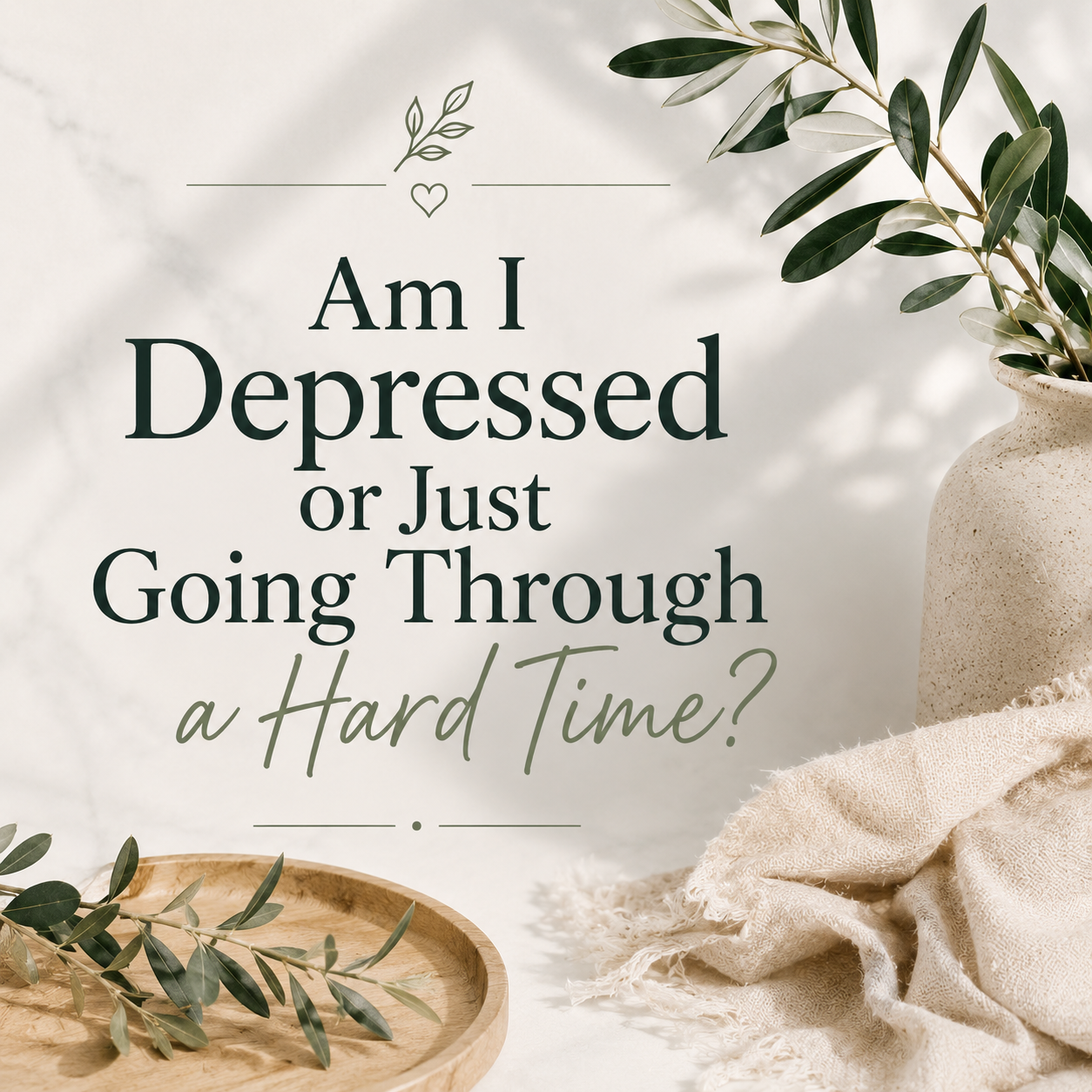 Am I Depressed or Just Going Through a Hard Time?