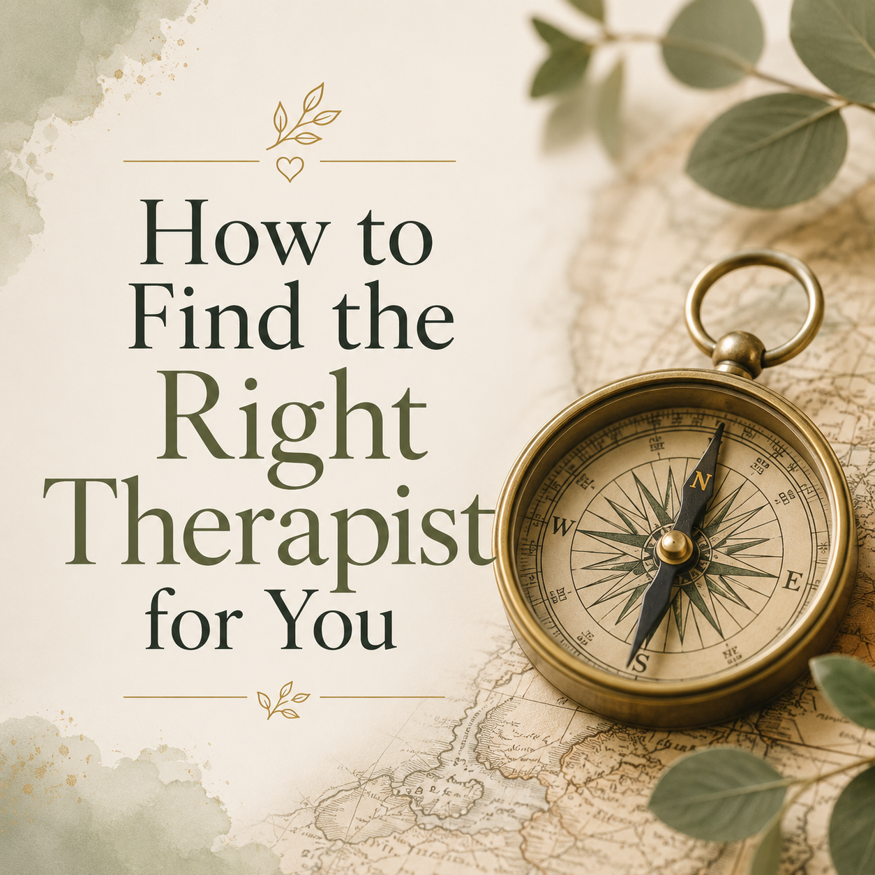 How to Find the Right Therapist for You