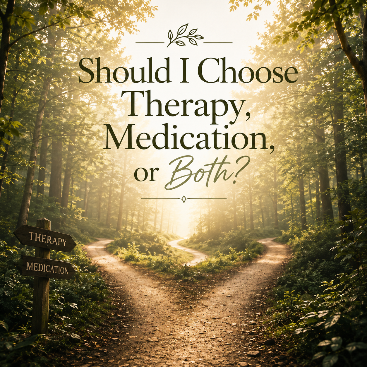 Should I Choose Therapy, Medication, or Both?