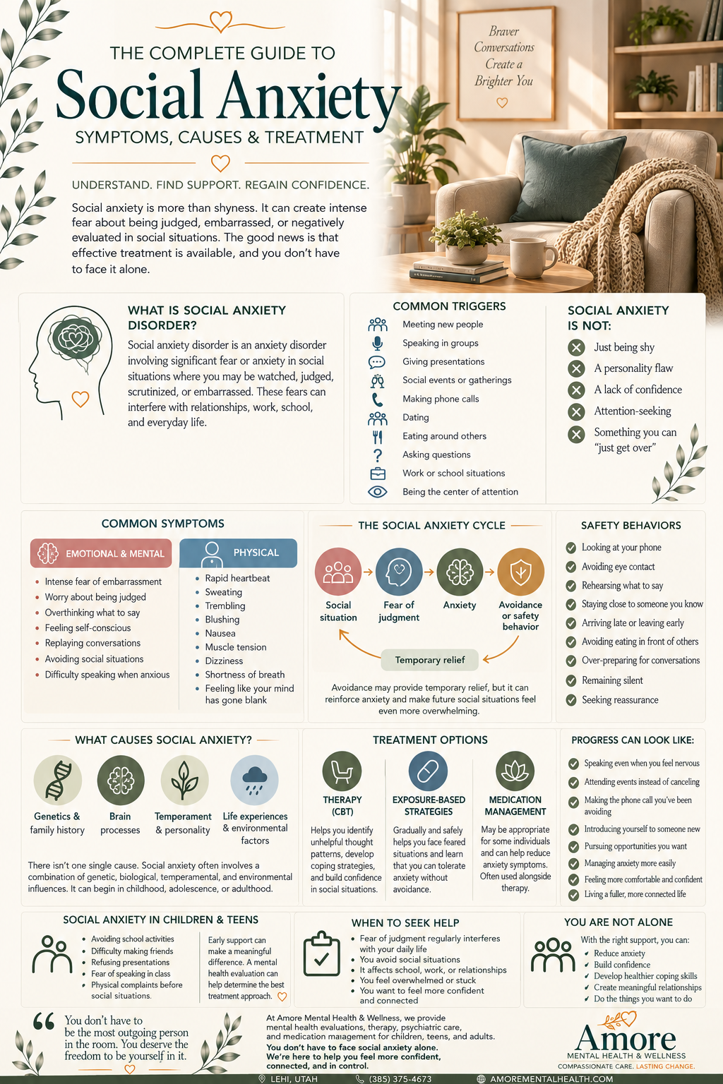 The Complete Guide to Social Anxiety: Symptoms, Causes &amp; Treatment