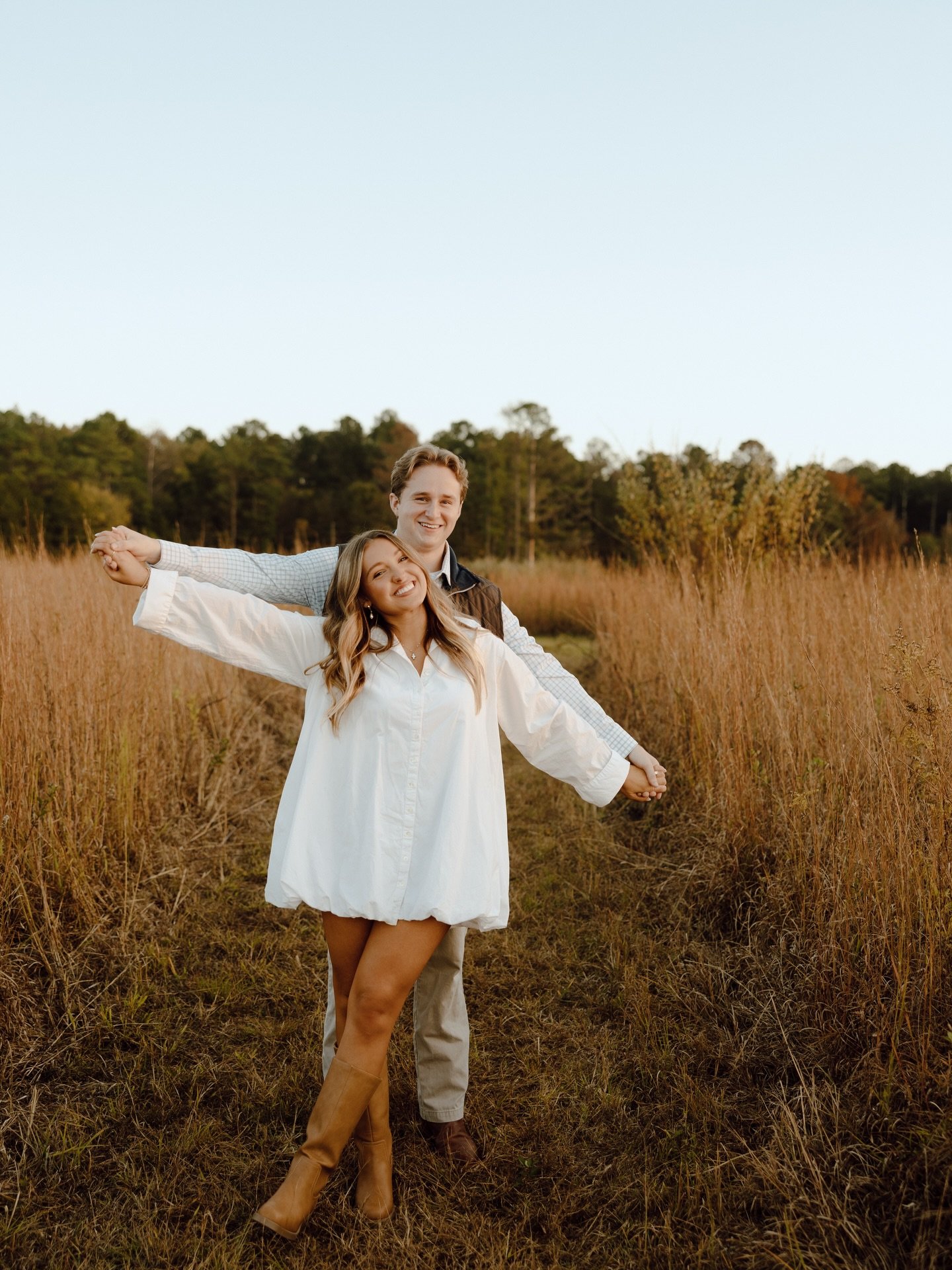 OBSESSING over this engagement session. Golden hour at noxubee refuge outside Starkville, MS is quite literally the perfect setting. 

McKinley &amp; Hunter were so fun and easy to work with and picture perfect 🫶😍

#starkvillemsphotographer #msphot