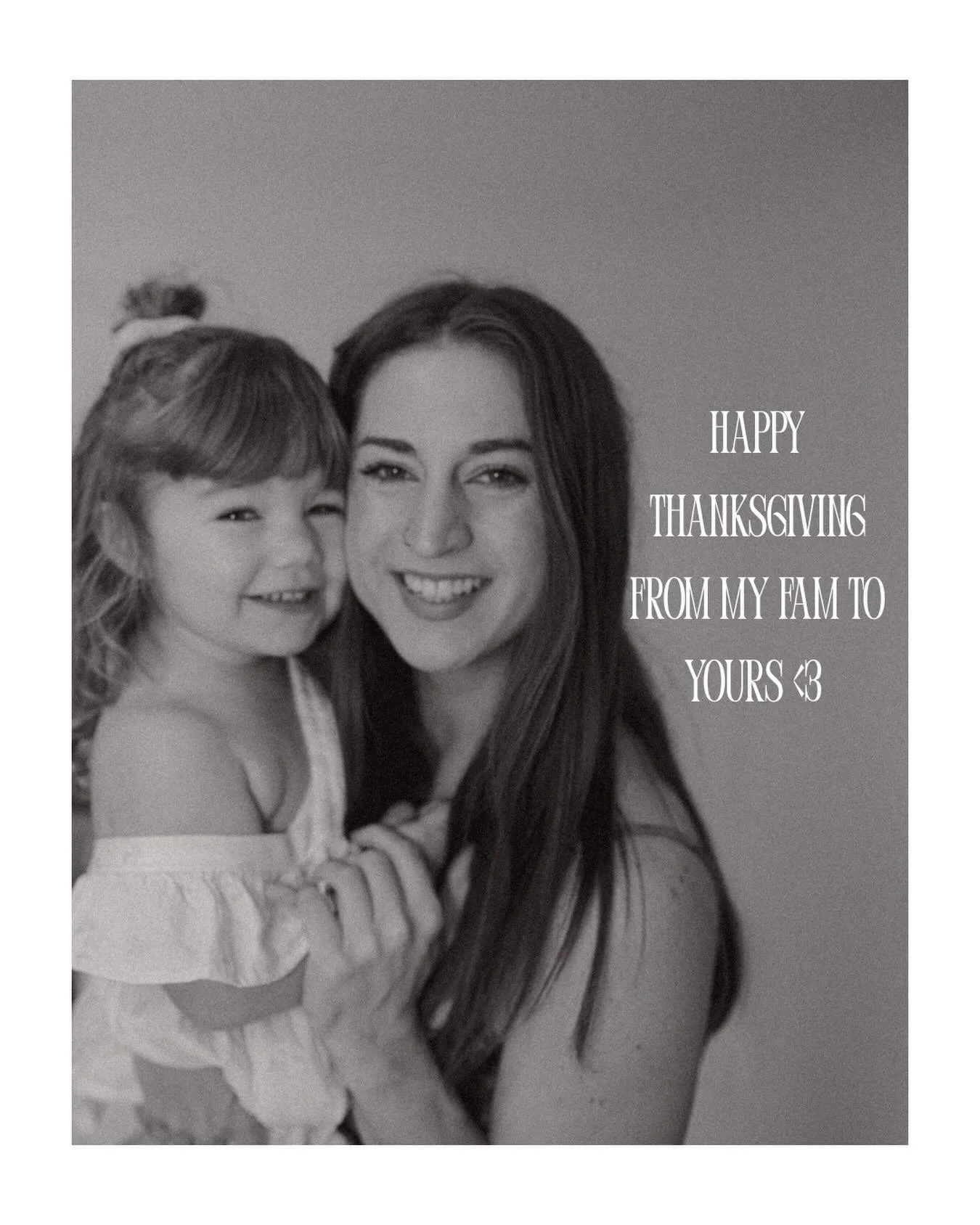 Happy thanksgiving to all my people, supporters, clients, and friends/family who have been a part of this fun little journey of mine.

It&rsquo;s been such a busy season, I don&rsquo;t even have any updated fall photos for myself or my daughter so a 