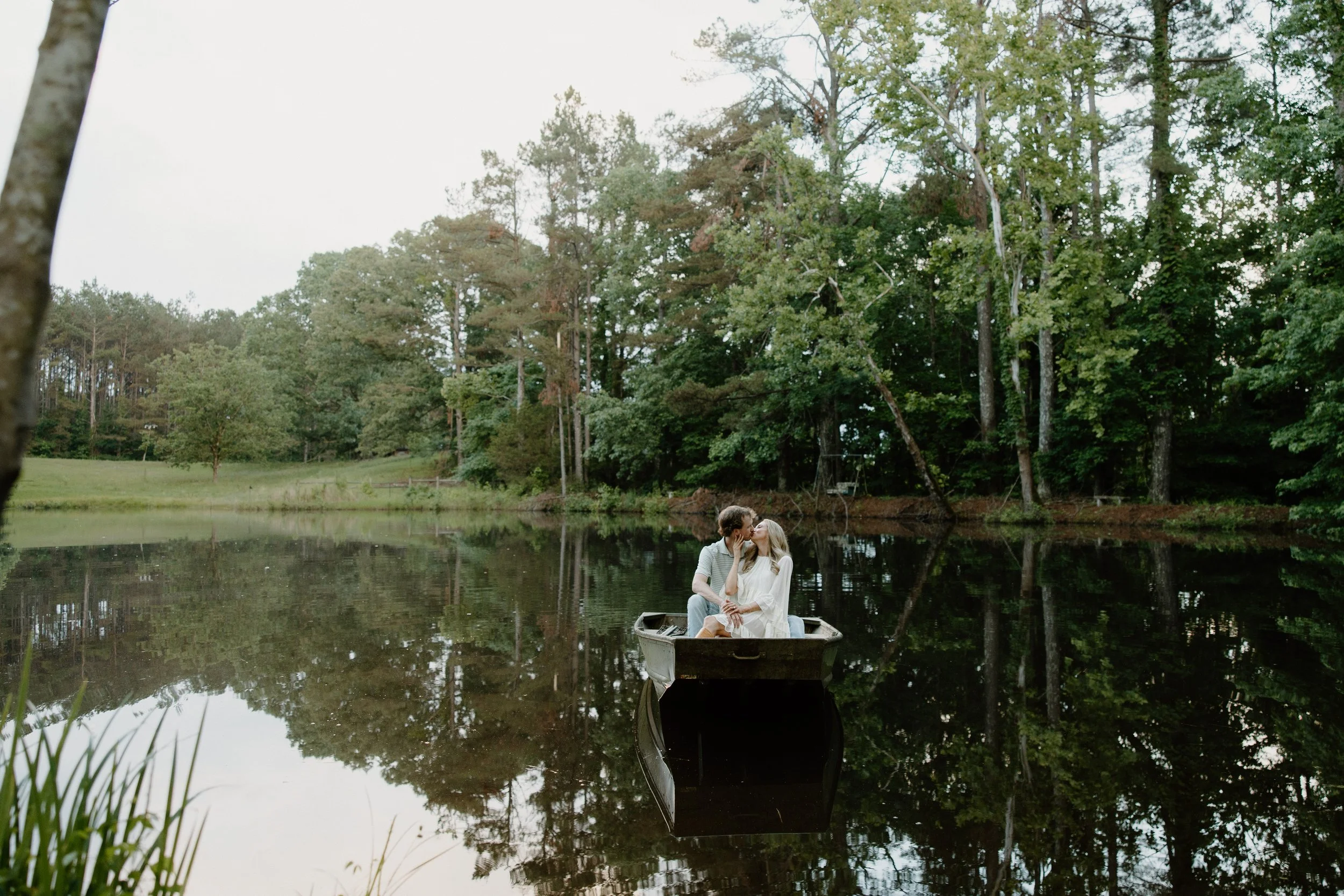 Tupelo, Mississippi Engagement Photo Session With Boats, Coffee Shops &amp; More