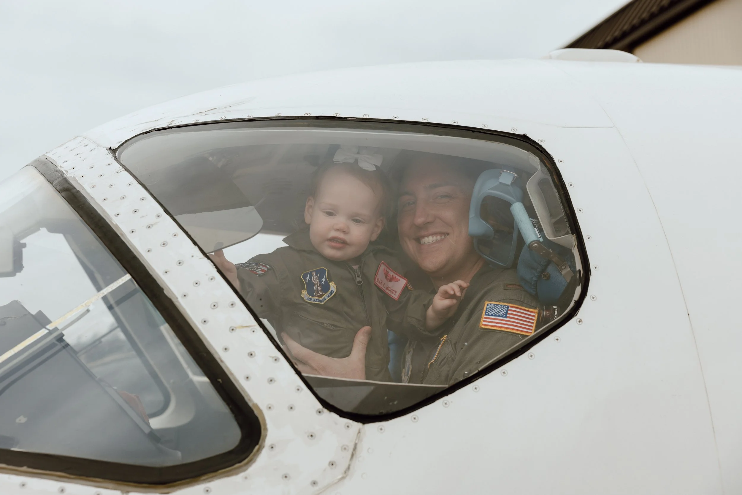 Family portraits captured at Columbus AIrforce Base.