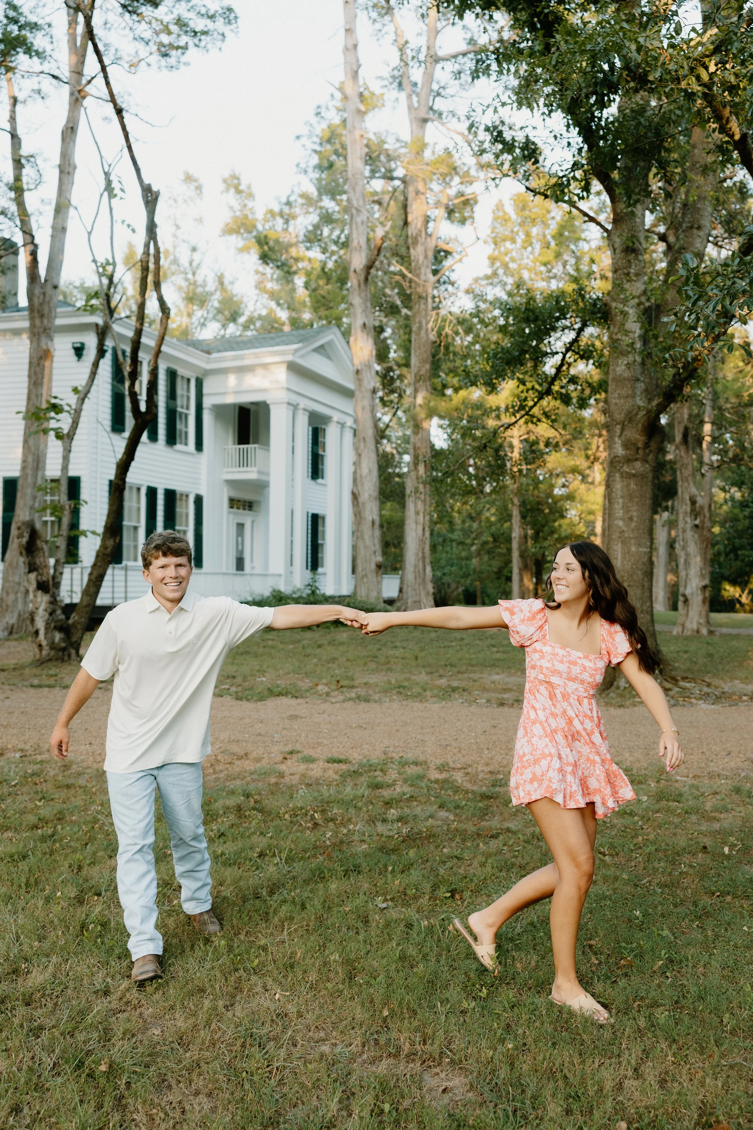 Oxford Engagement session at Rowan Oak, captured by Hannah Ellis Photography