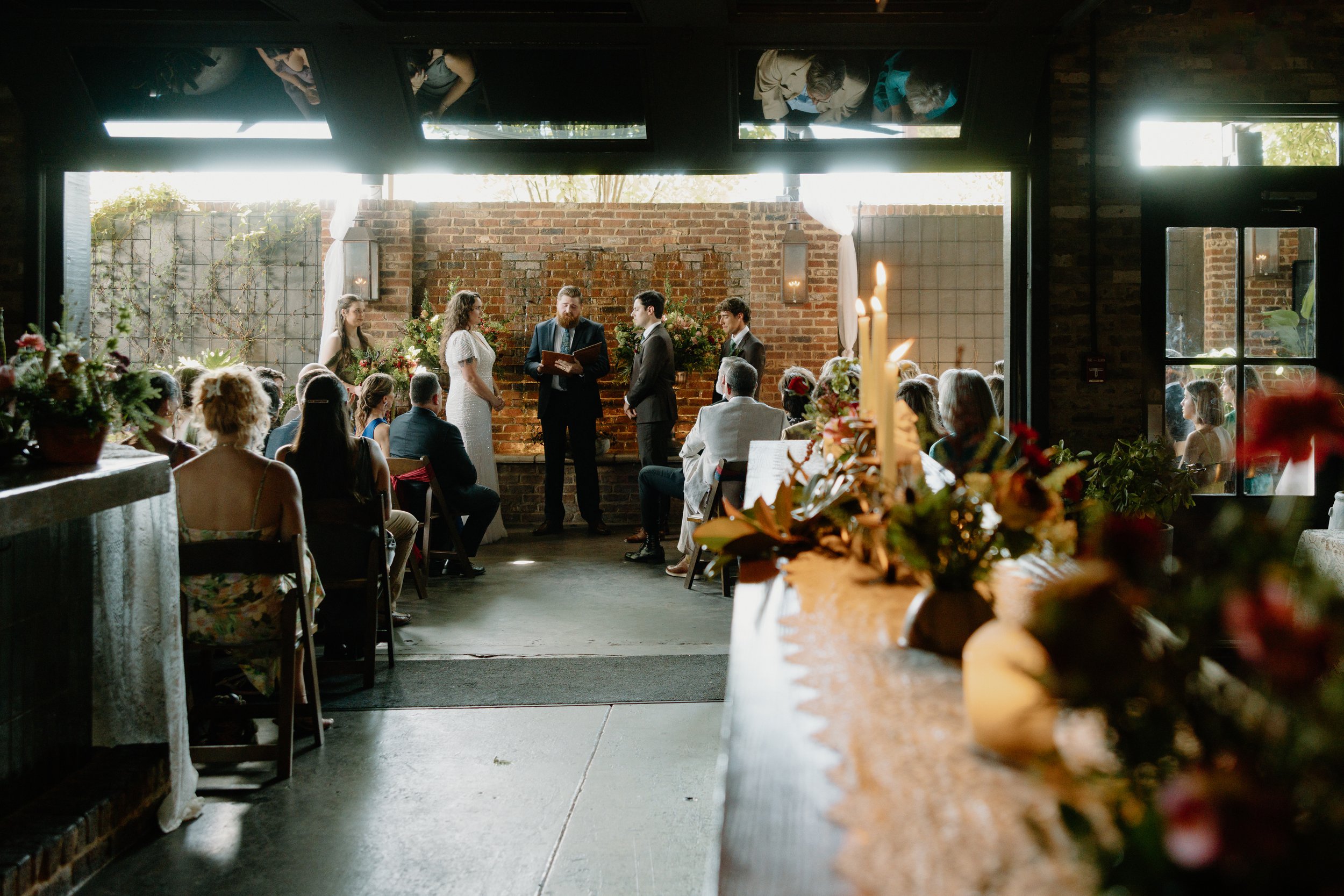 Ceremony details captured at Miscellanea Spirit House
