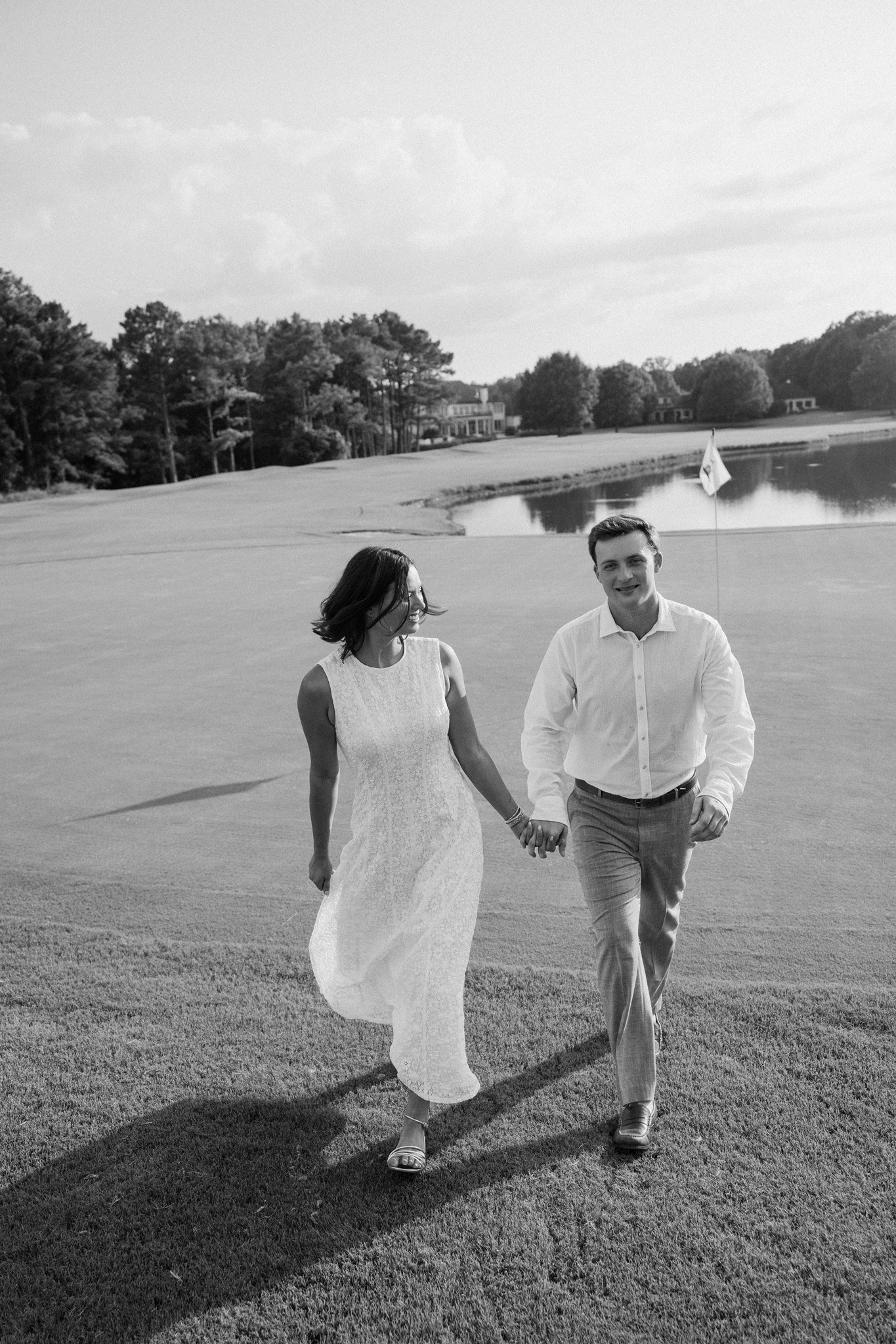 Black and white photo captured at Old Waverly.