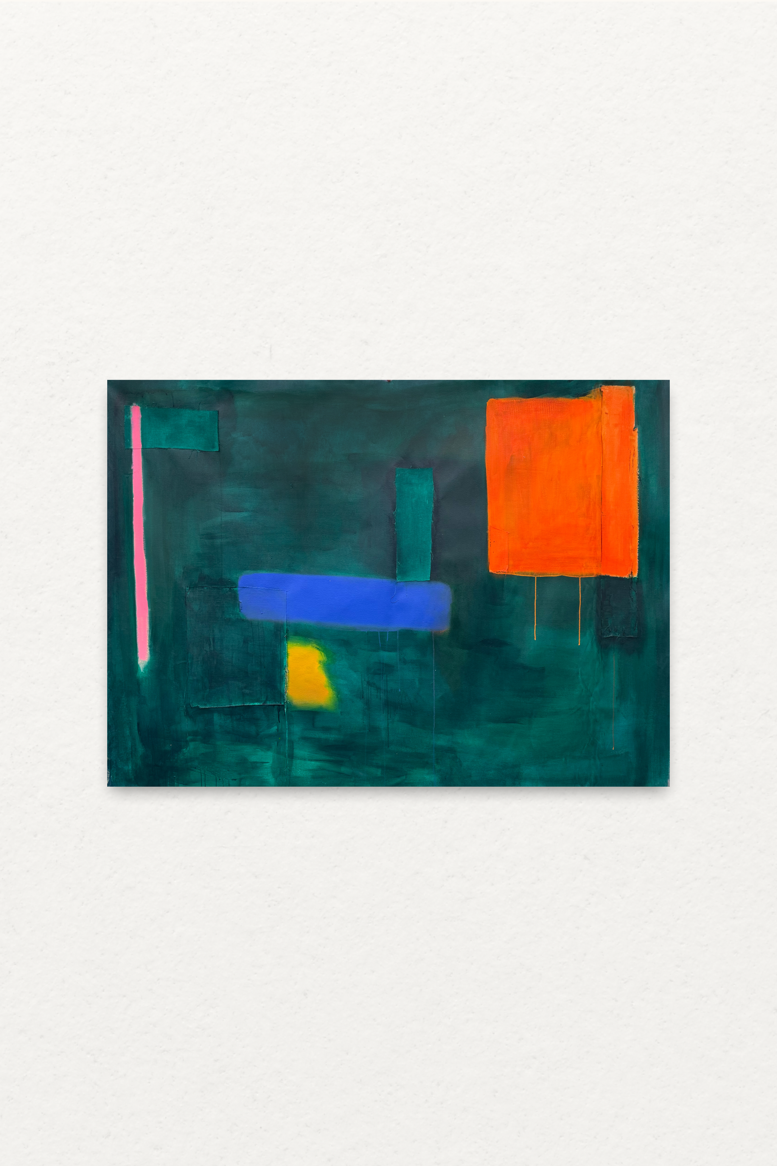 News From the Void, Acrylic / mixed media on canvas, 50.5" x 83"