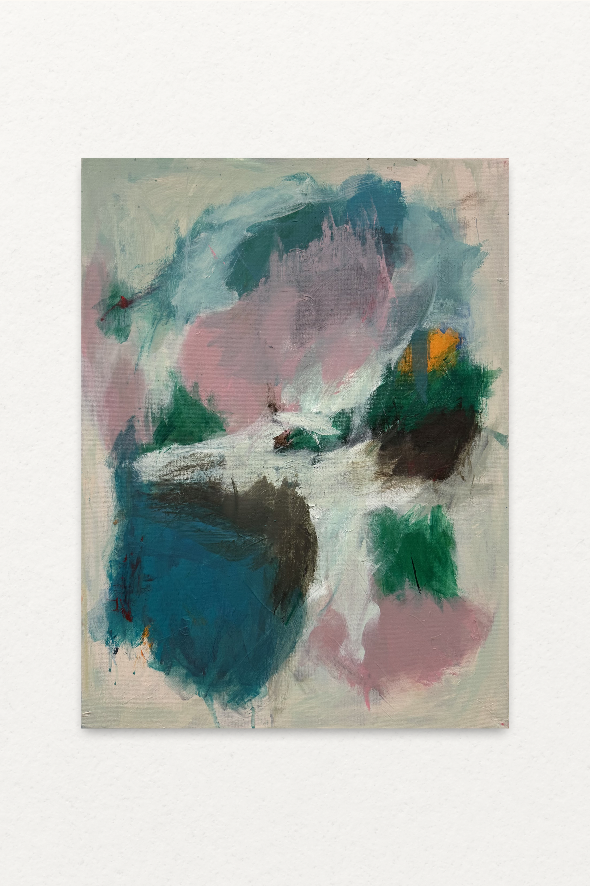 The River Let Me Go no.3, Acrylic / mixed media on canvas, 24" x 18" 