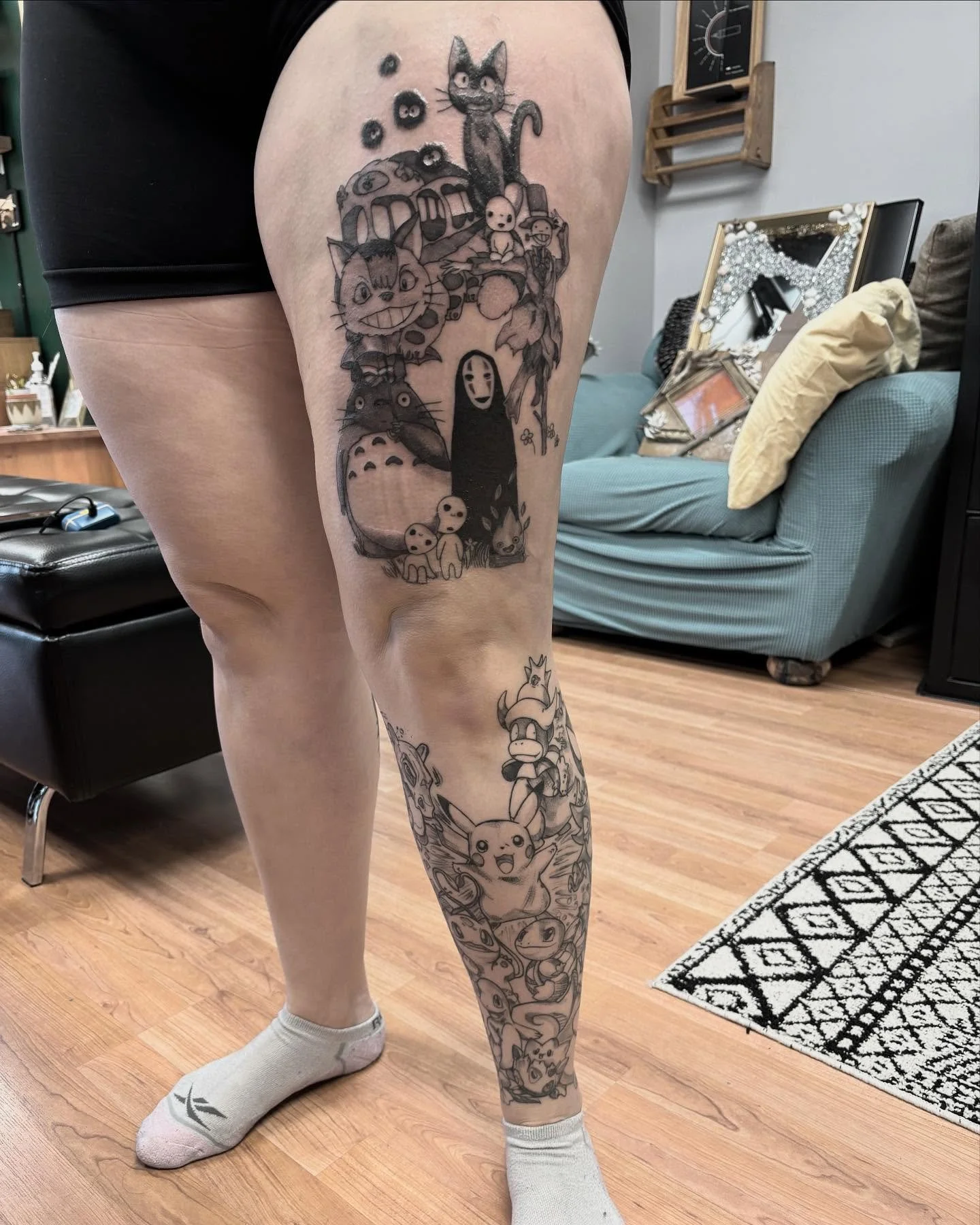 Anime black & grey