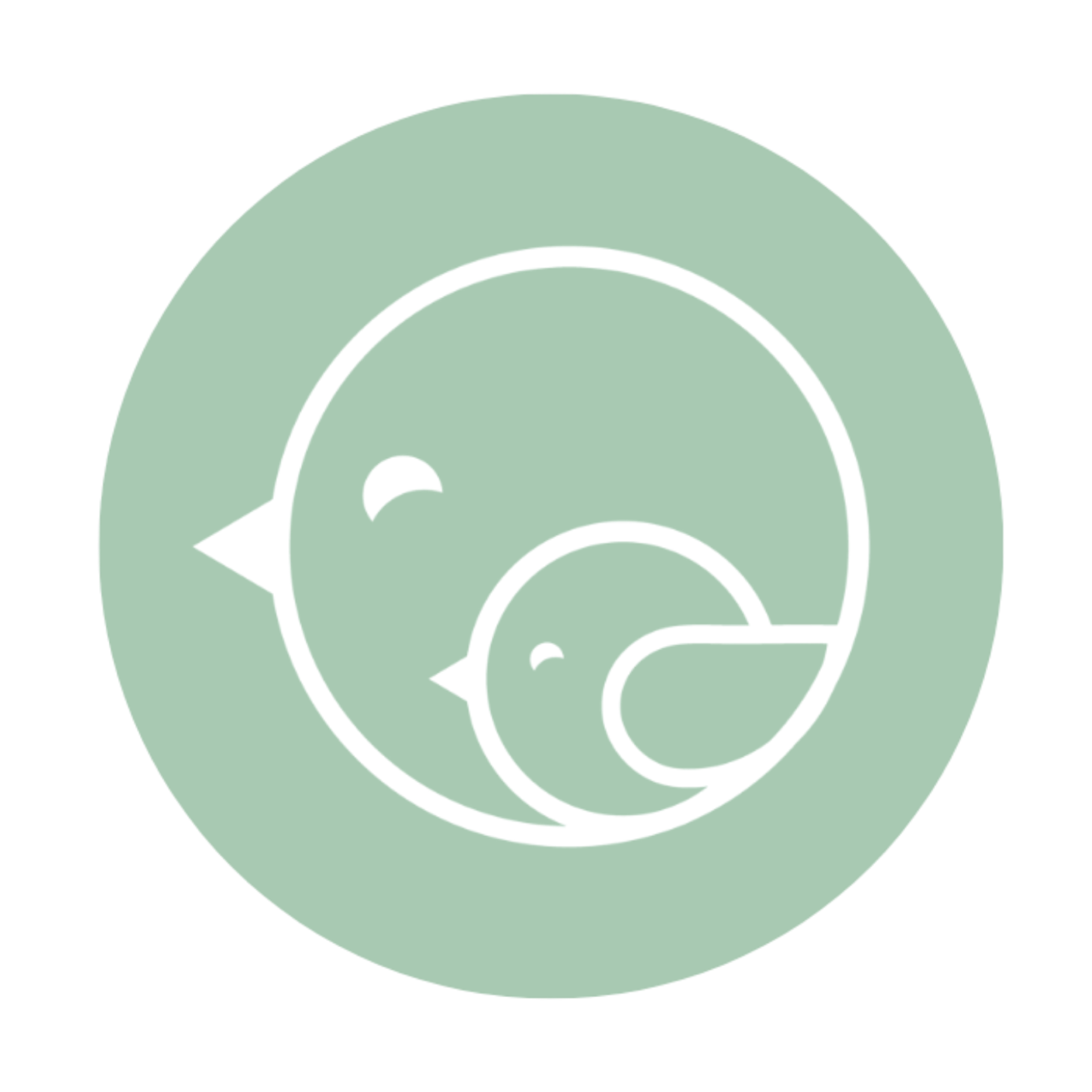 Early Years Physio green bird logo representing nurturing baby care and movement