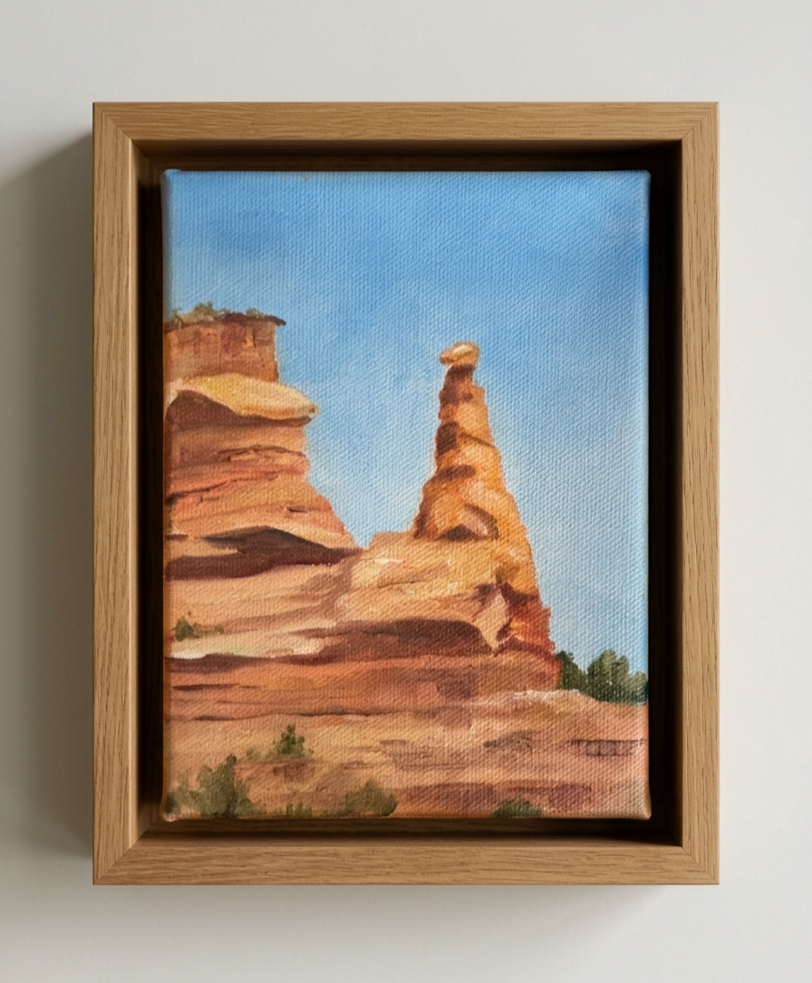 Original Oil - Boynton Canyon, Kachina Woman