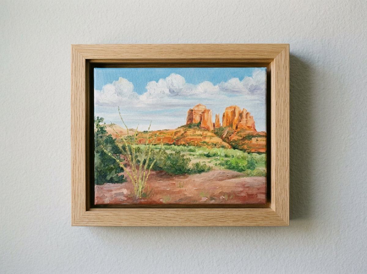 Original Oil - View of Cathedral Rock