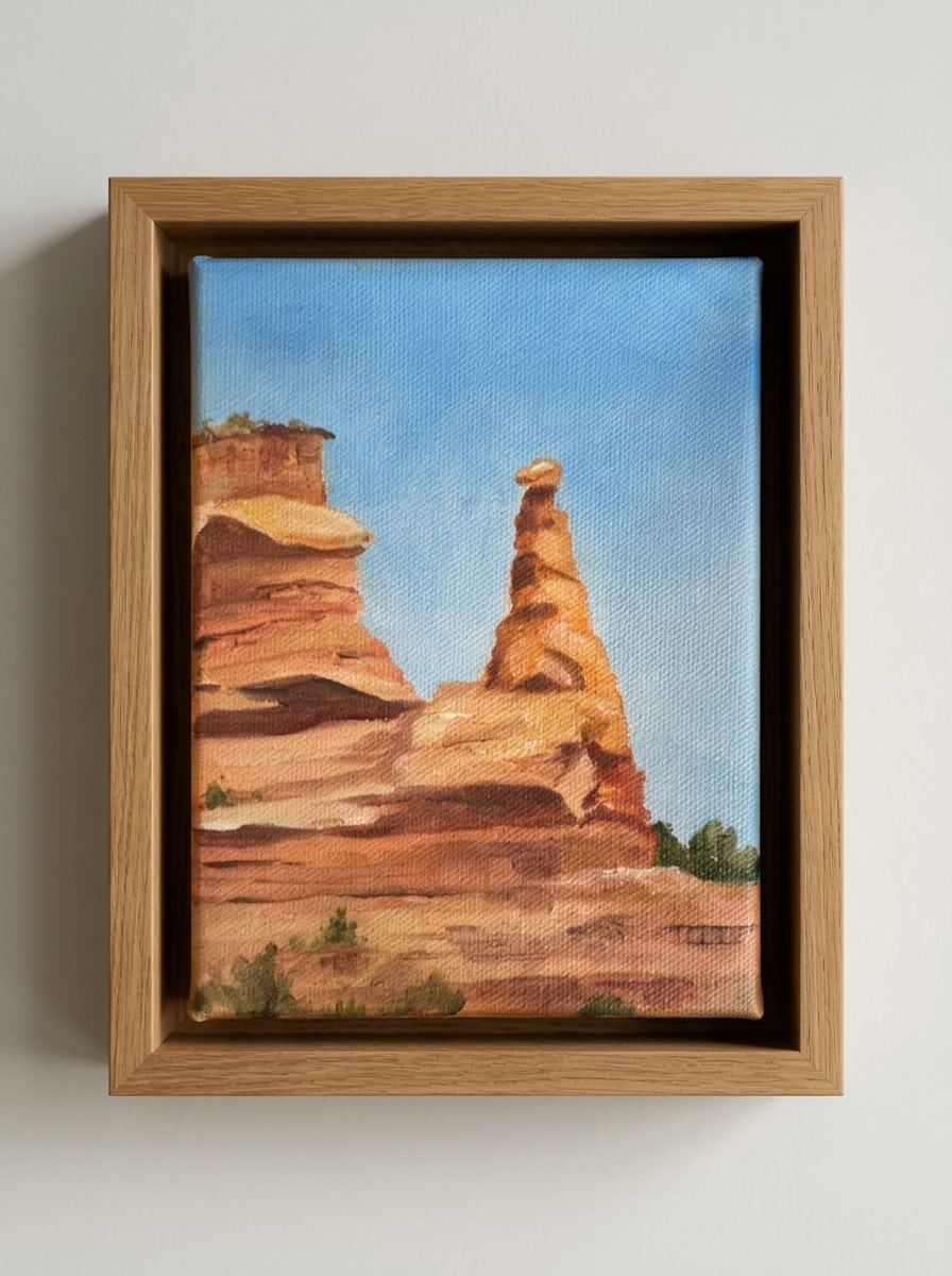 Original Oil - Boynton Canyon, Kachina Woman