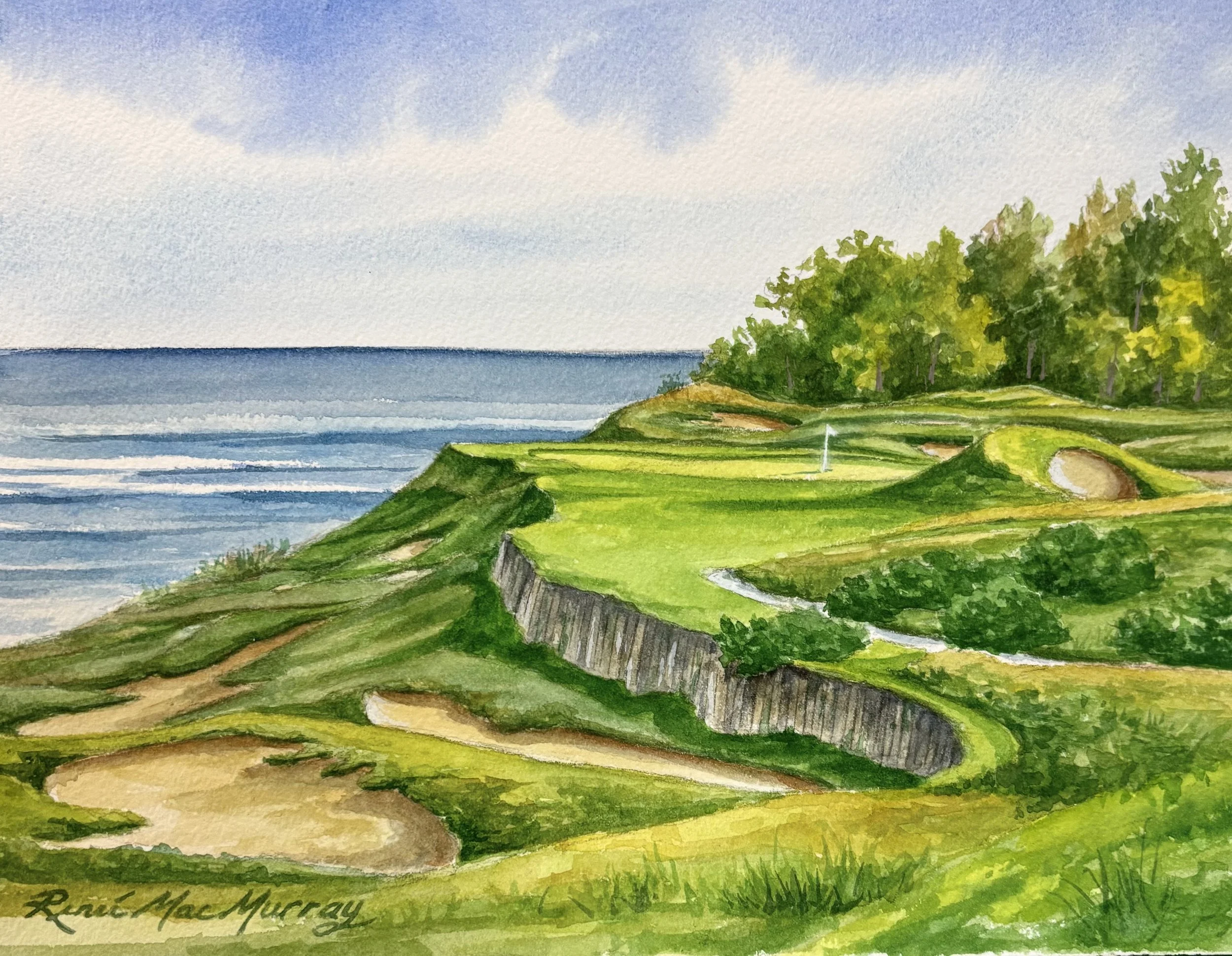 Whistling Straits Golf Course Print