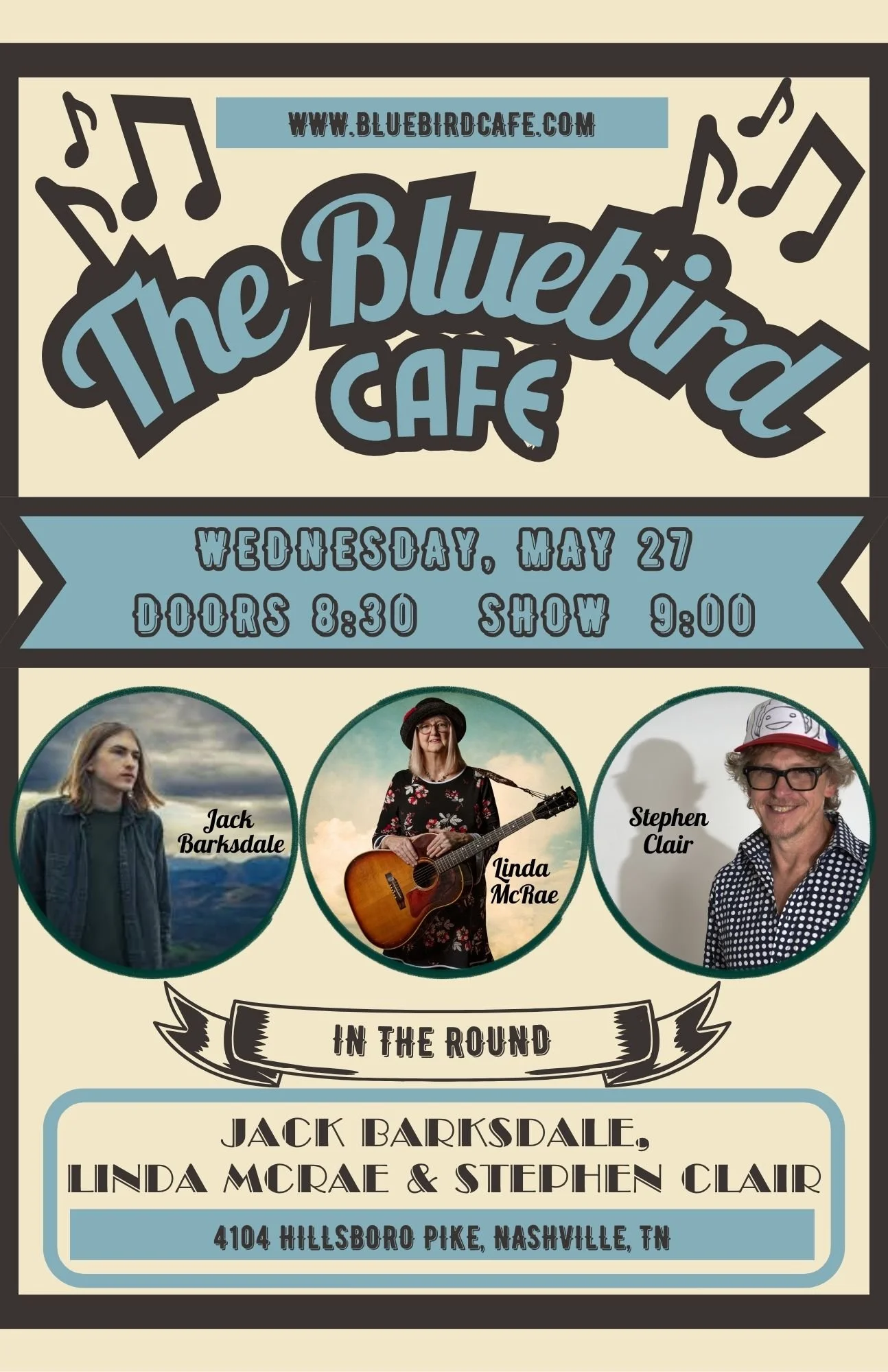 Jack Barksdale at the Bluebird Cafe
