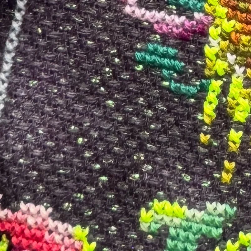 Happy almost-Halloween!! Here&rsquo;s a sneak peek of Part 5 of the Toadghoul Terrorarium SAL, coming tomorrow 🍄

Any guesses what it is and/or what real life mushroom it was inspired by?

Model stitched by @stitchyqueentre on Midnight Opal Aida by 