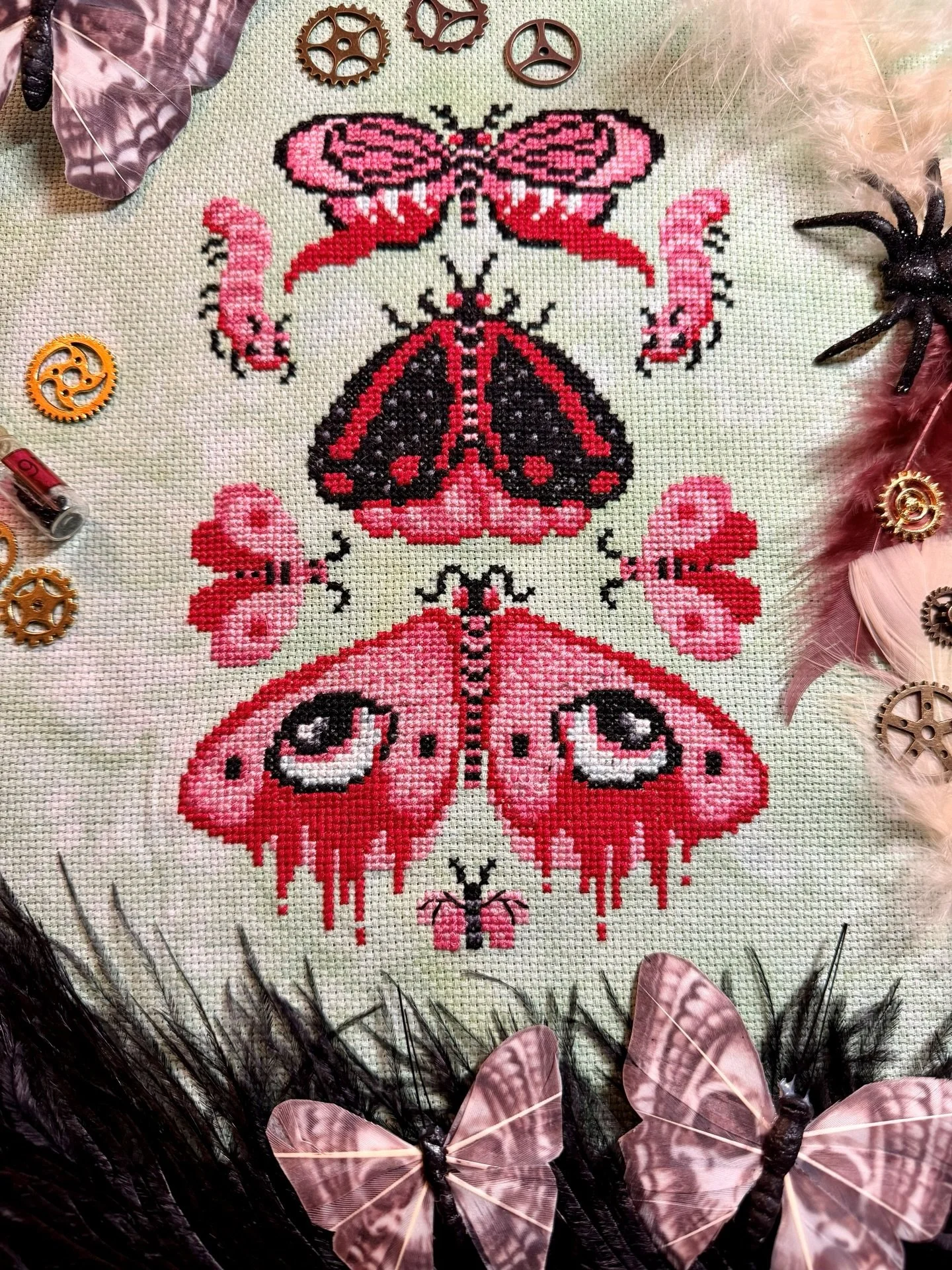 ❤️Odd Entomology: Red❤️

Today is the last day to grab this pattern on my Patreon before February&rsquo;s pattern, Red Violet, drops tomorrow. If you don&rsquo;t have time to stitch it now, no worries&mdash;it will be available in my shop in about 6 