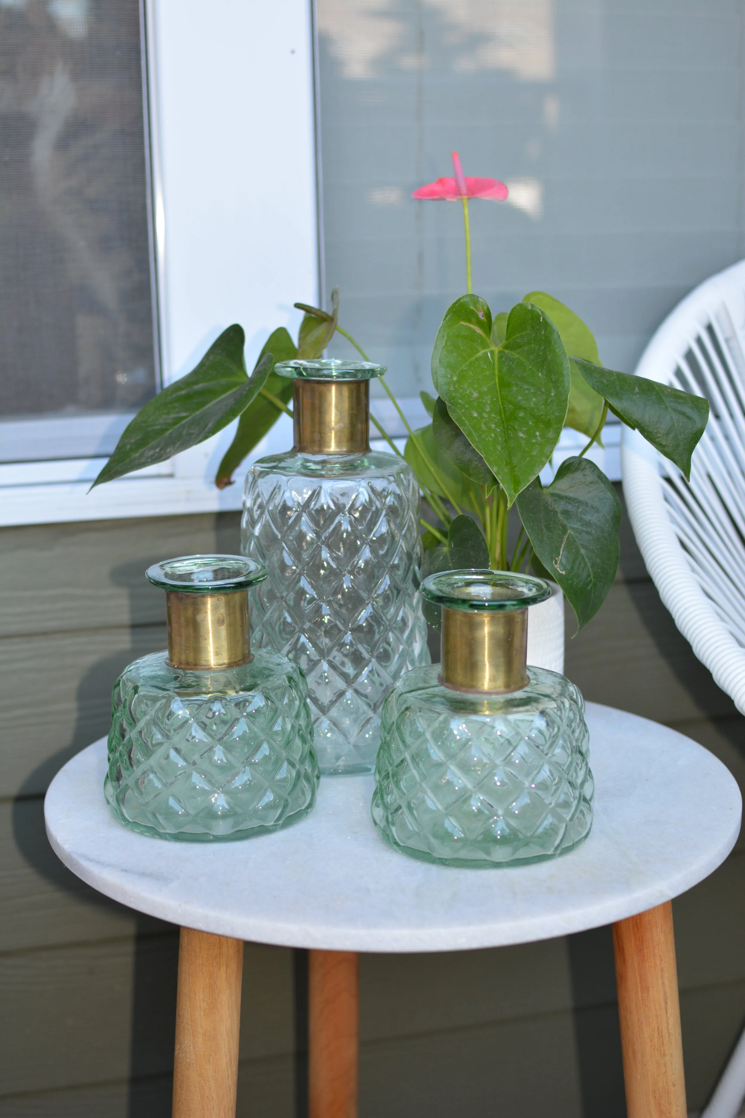 Vintage Green Glass $10 each