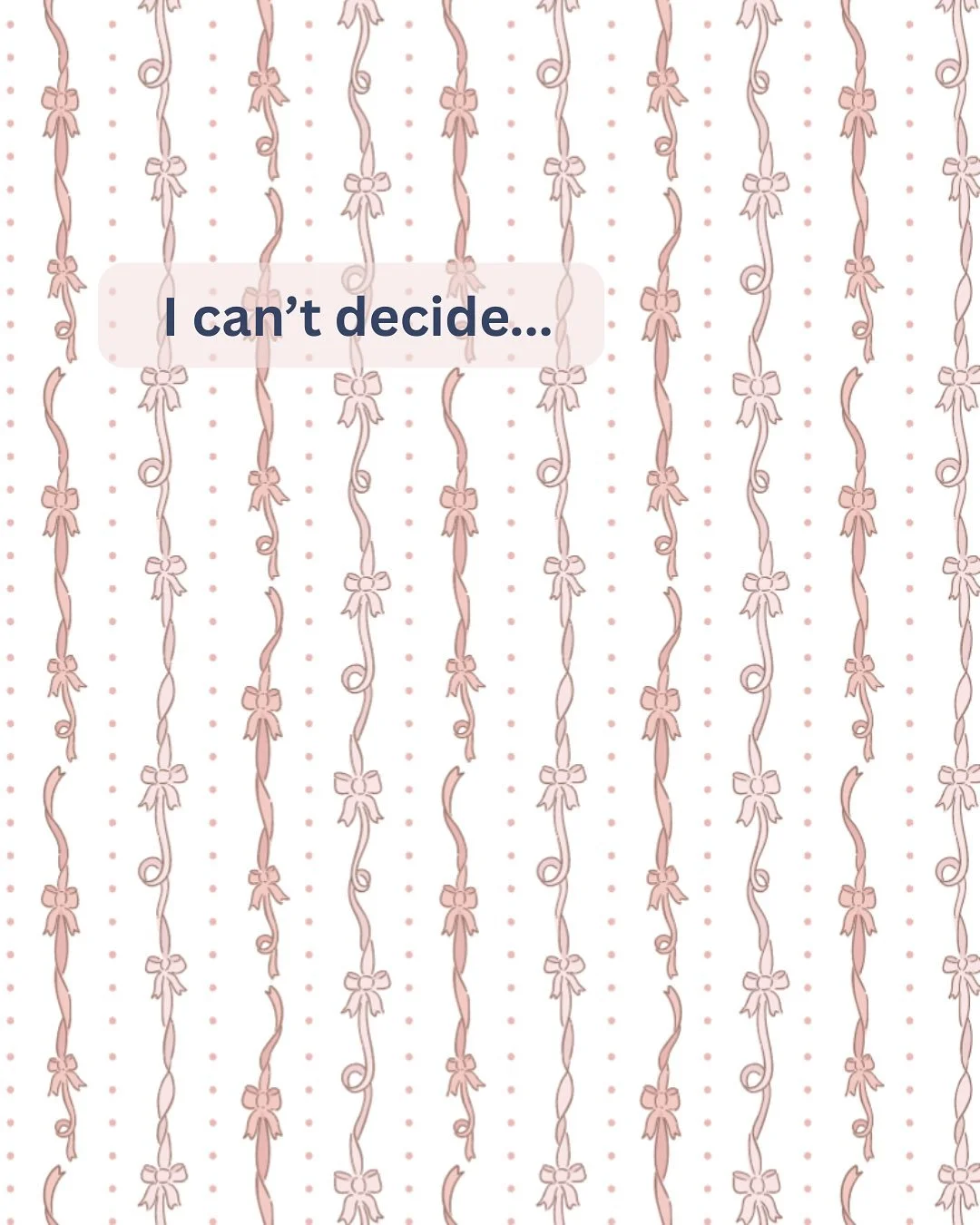 Cute and girly bows and ribbons 🎀 
Which color would you choose?

Click the link in my bio to shop wallpaper and fabric @thimbleberry_cottage

#thimbleberrycottage  #classicwallpaper #cottagecore #coquette #ribbonsandbows #girlywallpaper #wallpaperd